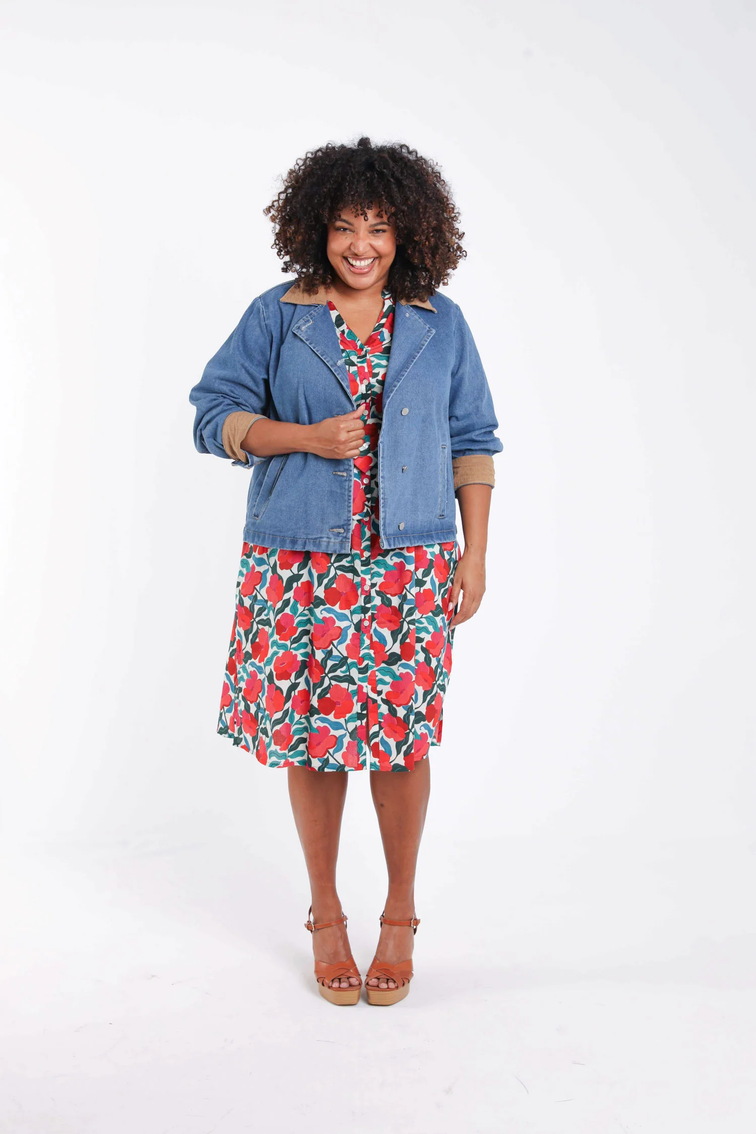 Jurk van viscose met bloemenprint - Image 9
