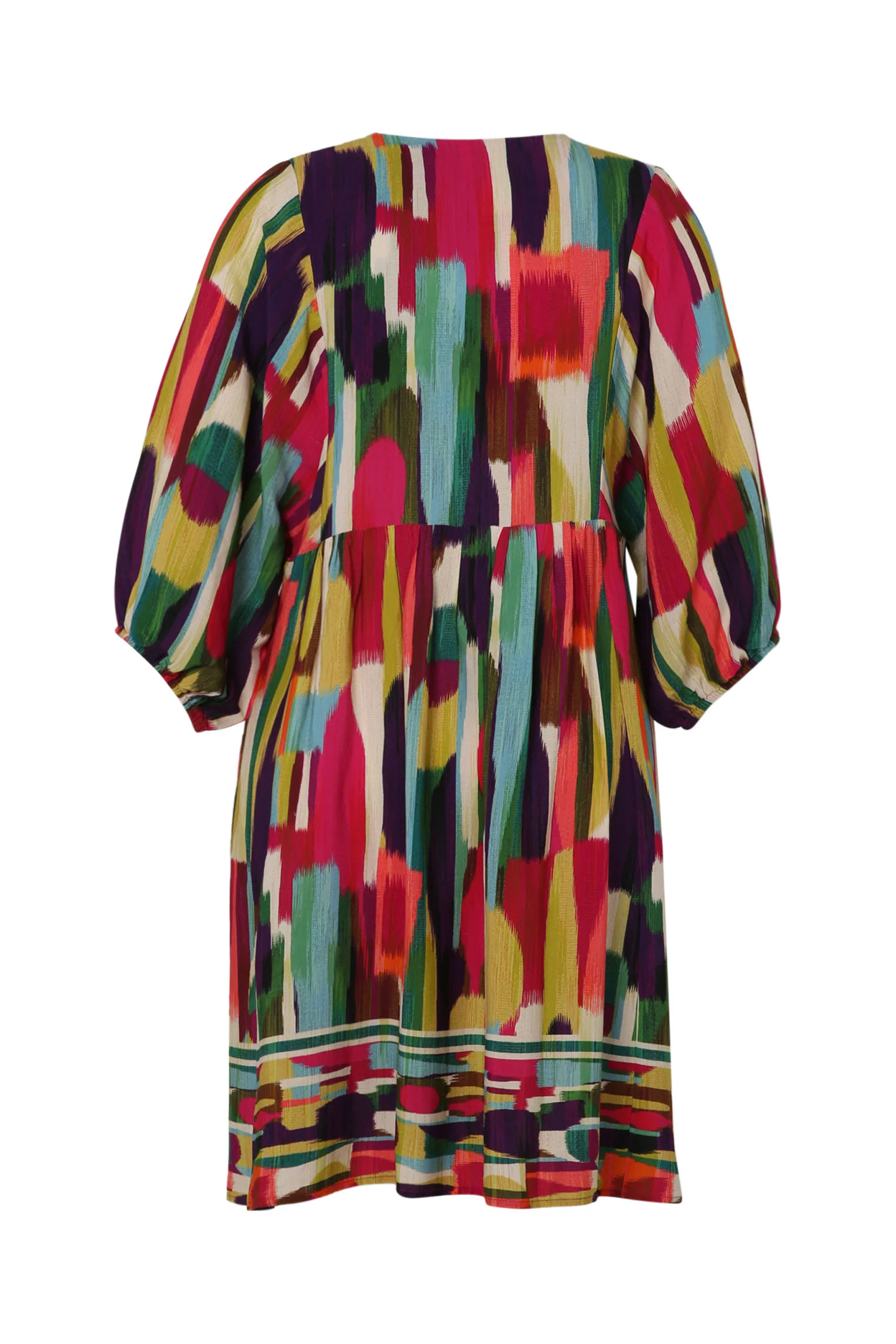 Jurk van viscose met grafische print - Image 11