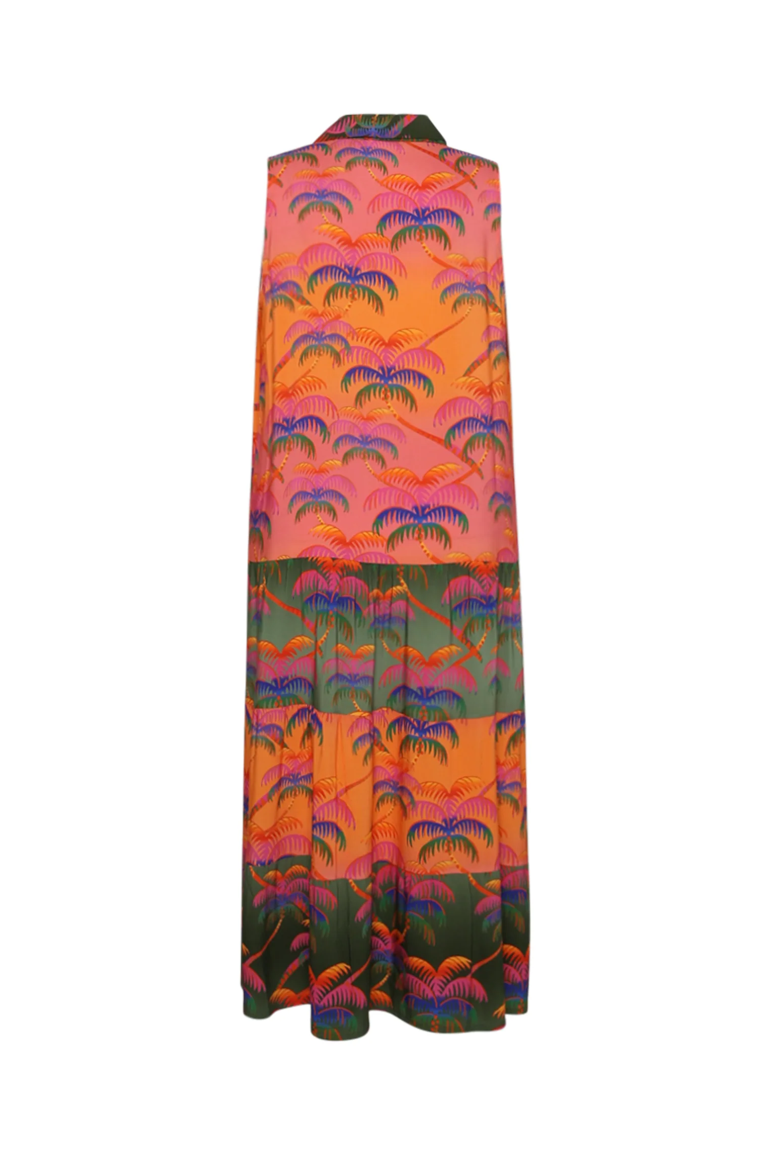 Jurk van viscose met palmprint - Image 11
