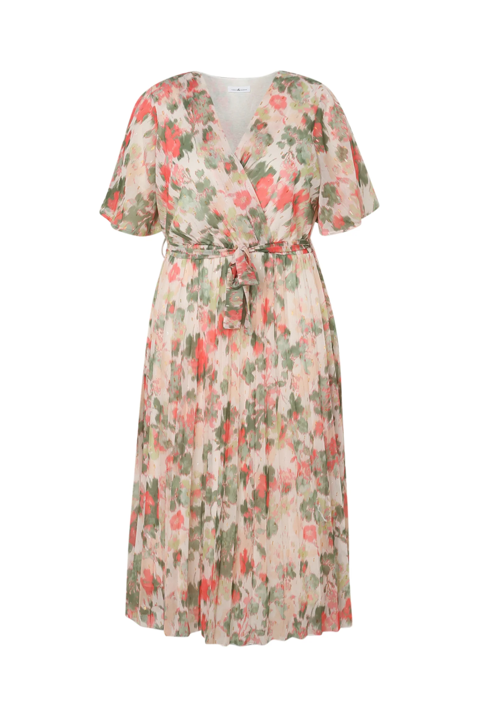 Jurk van geprinte voile met lurex - Image 10
