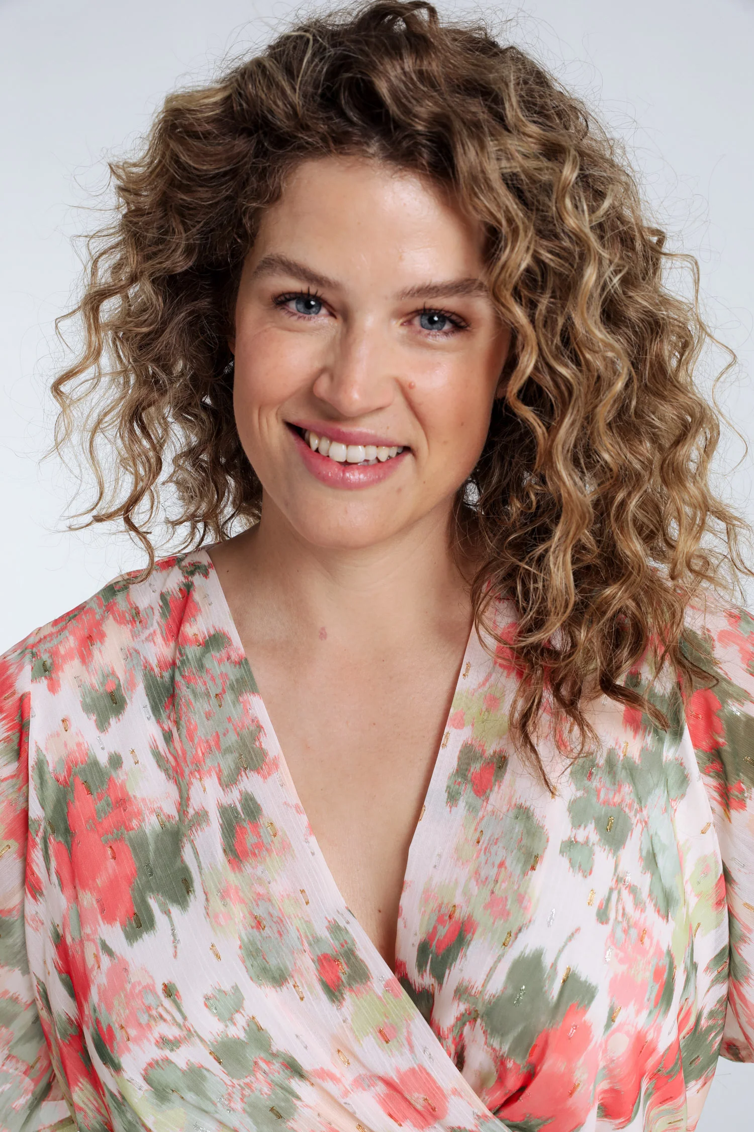 Jurk van geprinte voile met lurex - Image 3