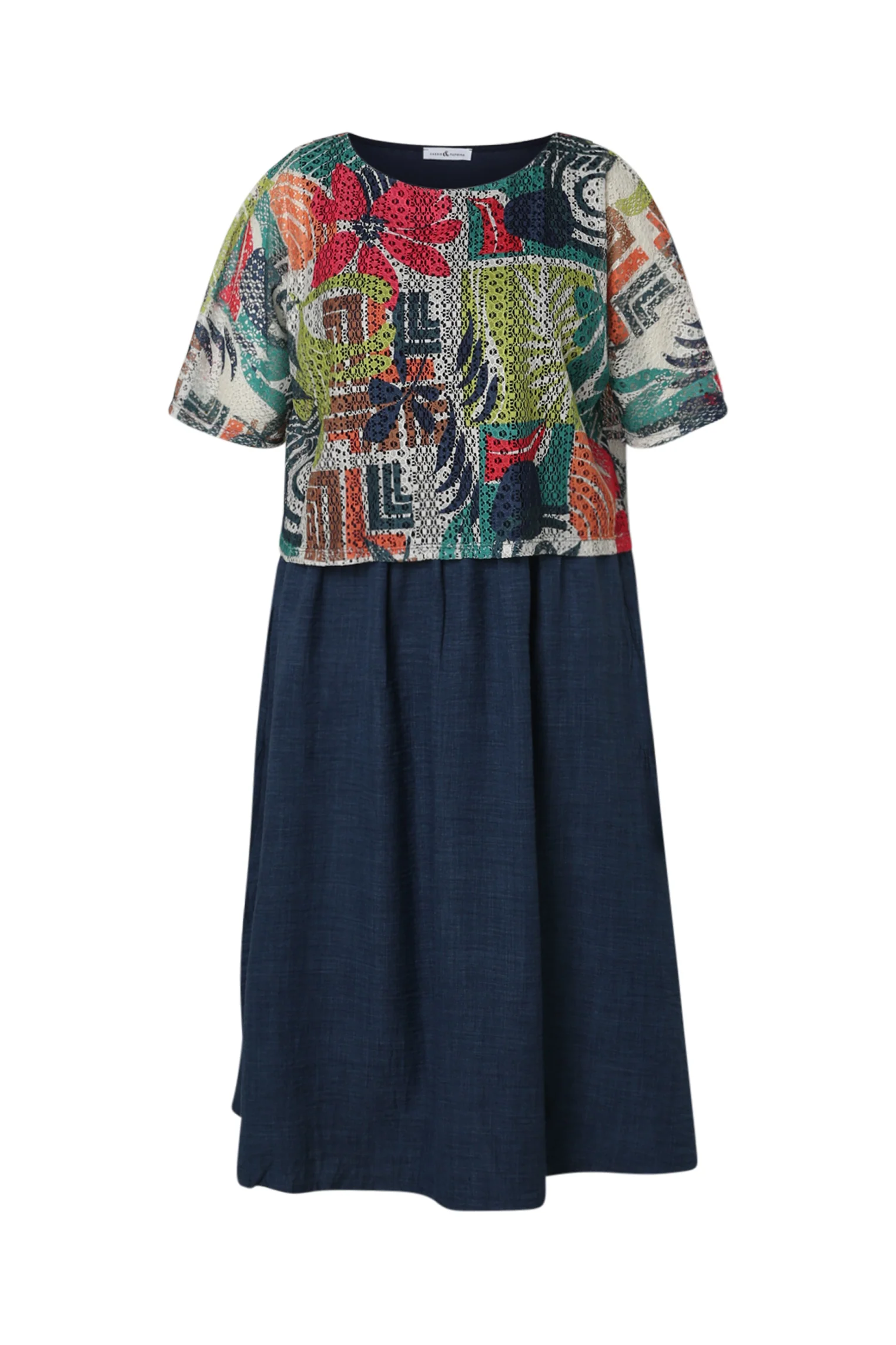 Lange 2-in-1 jurk met bloemenprint - Image 10