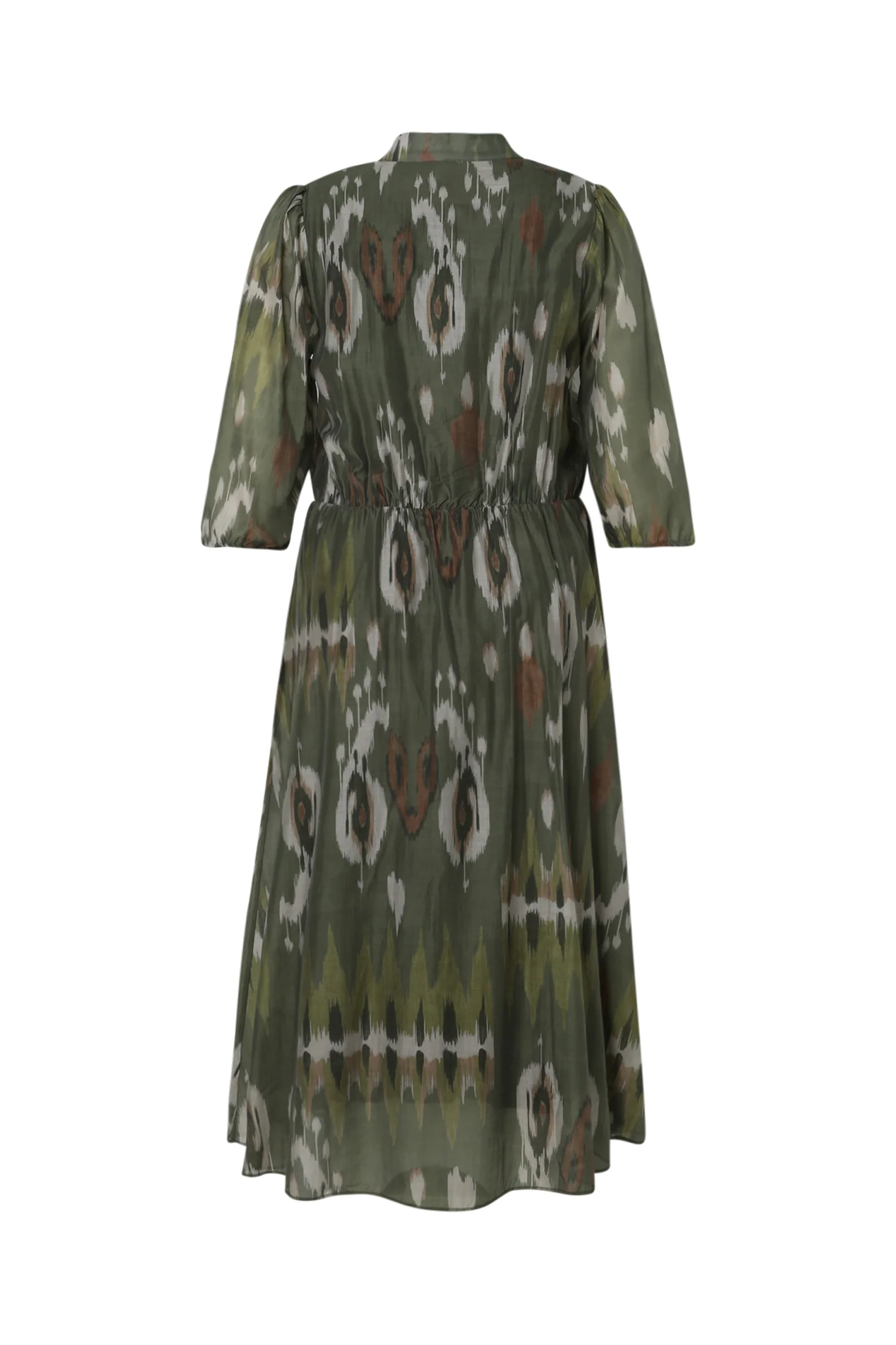 Lange jurk van viscose met etnische print - Image 11
