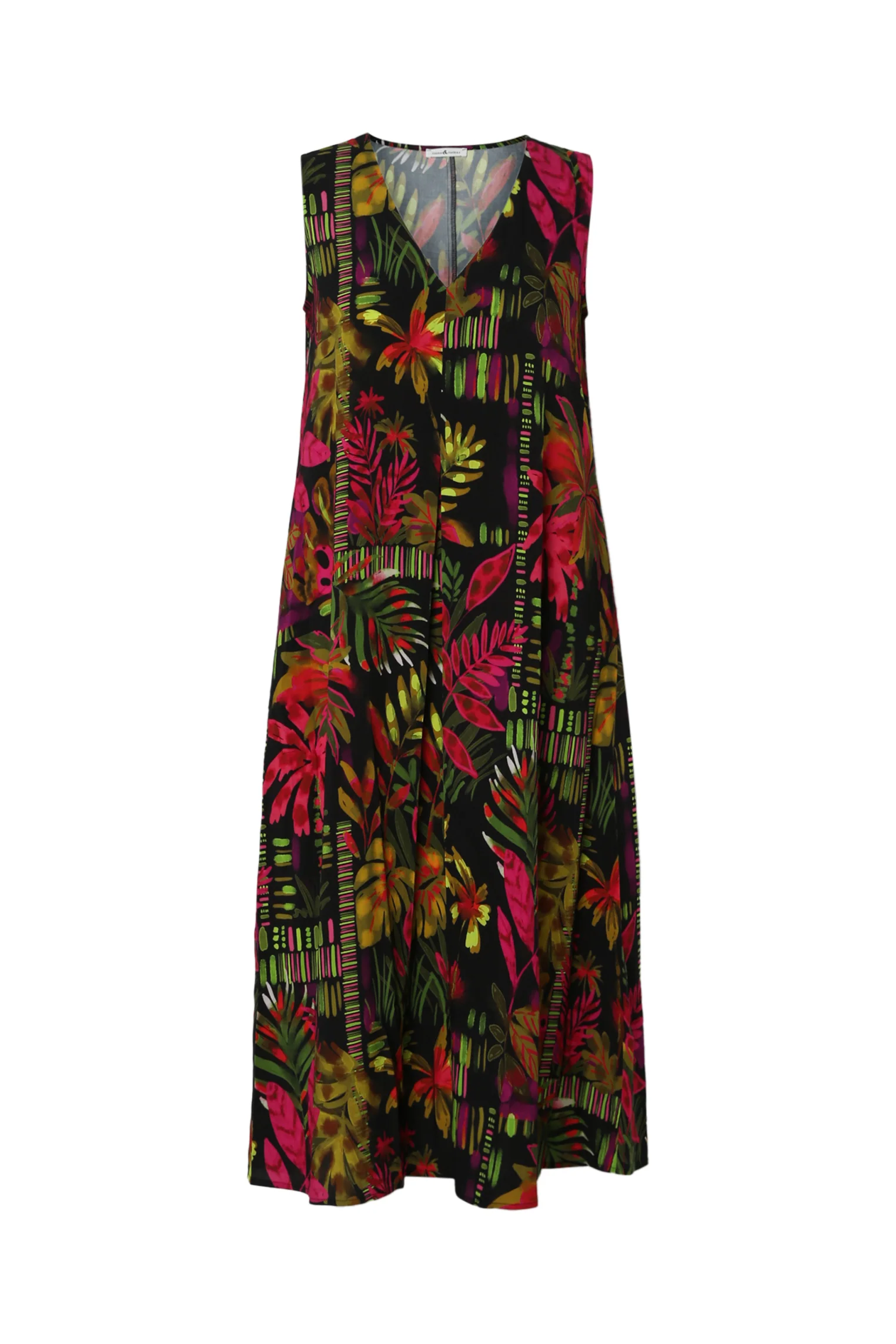 Lange jurk van viscose met bloemenprint - Image 10