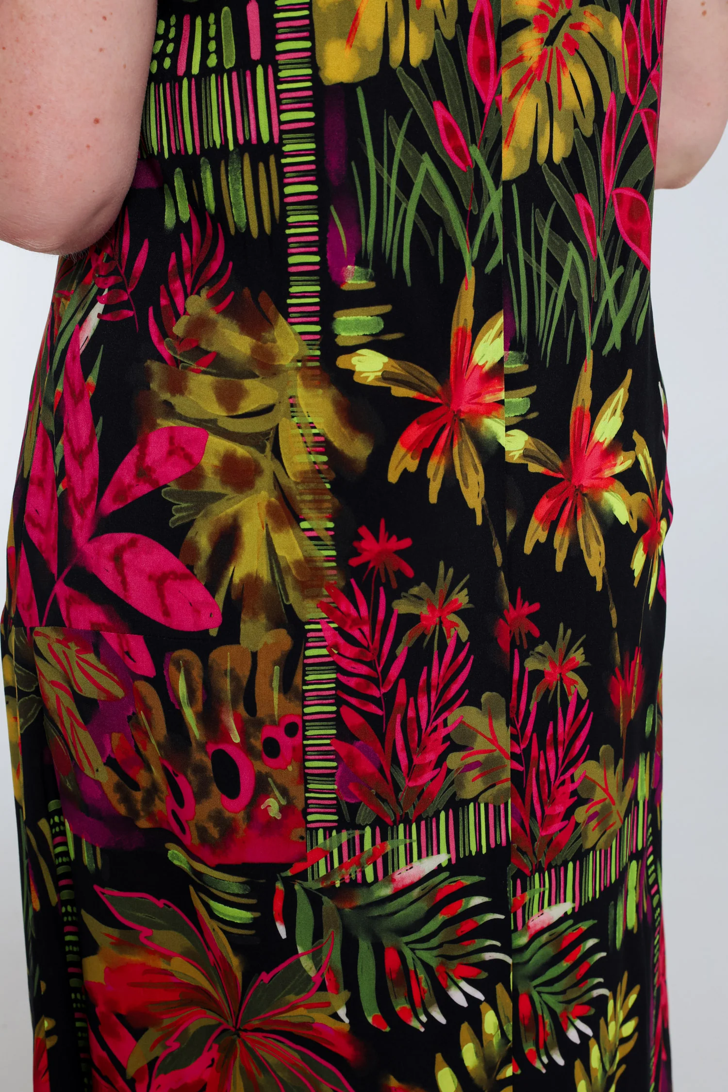 Lange jurk van viscose met bloemenprint - Image 6