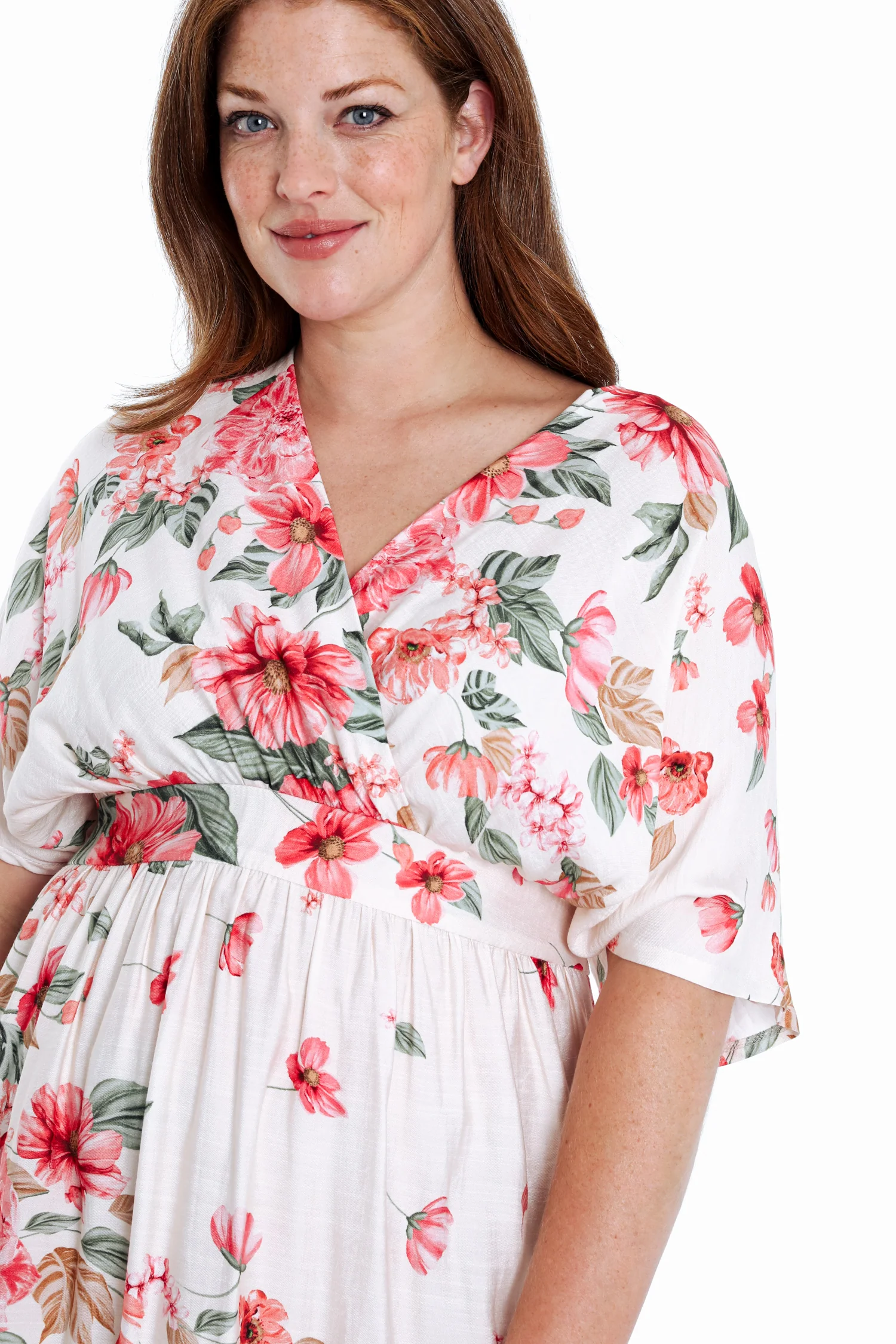 Lange jurk van viscose met bloemenprint - Image 4