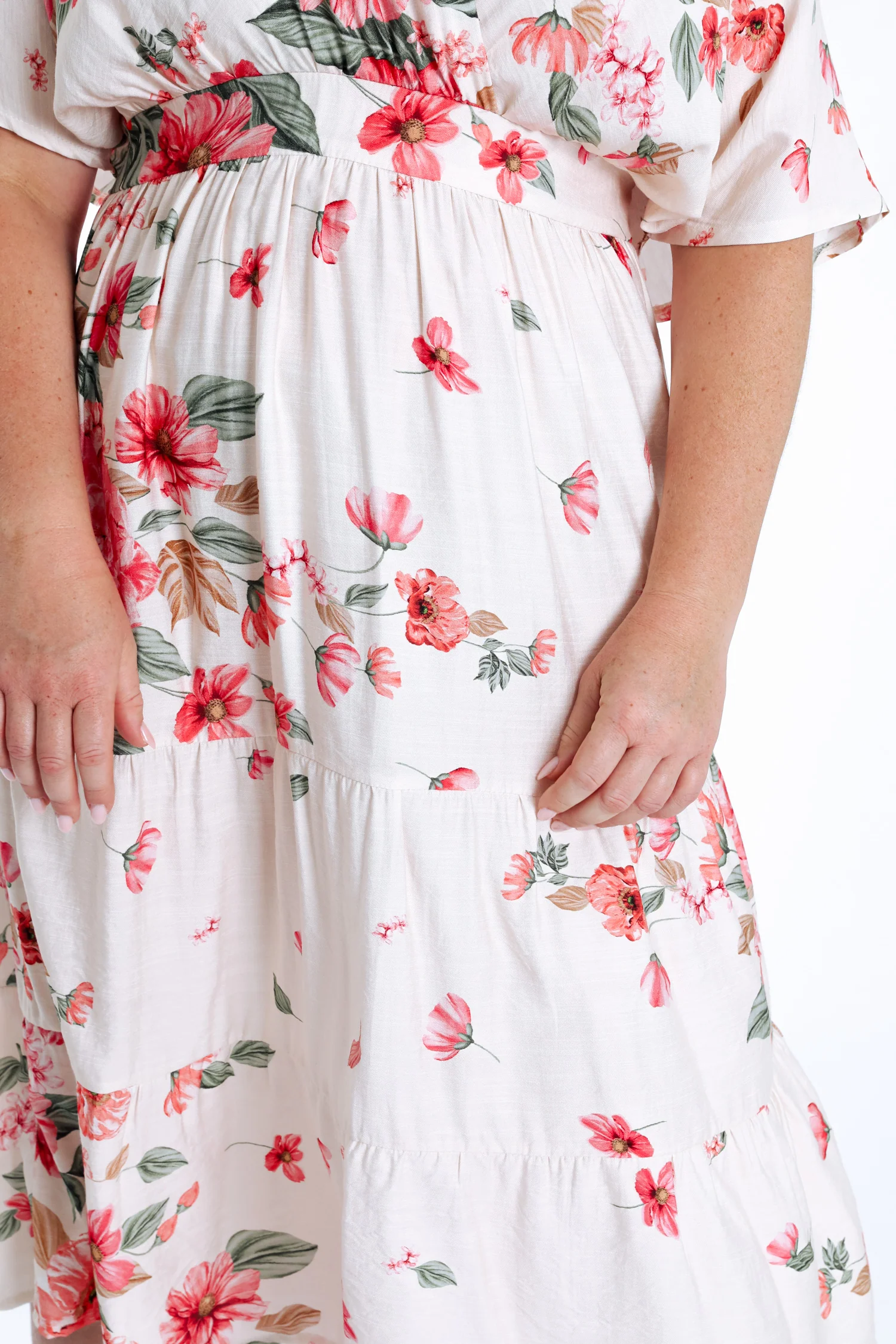 Lange jurk van viscose met bloemenprint - Image 6