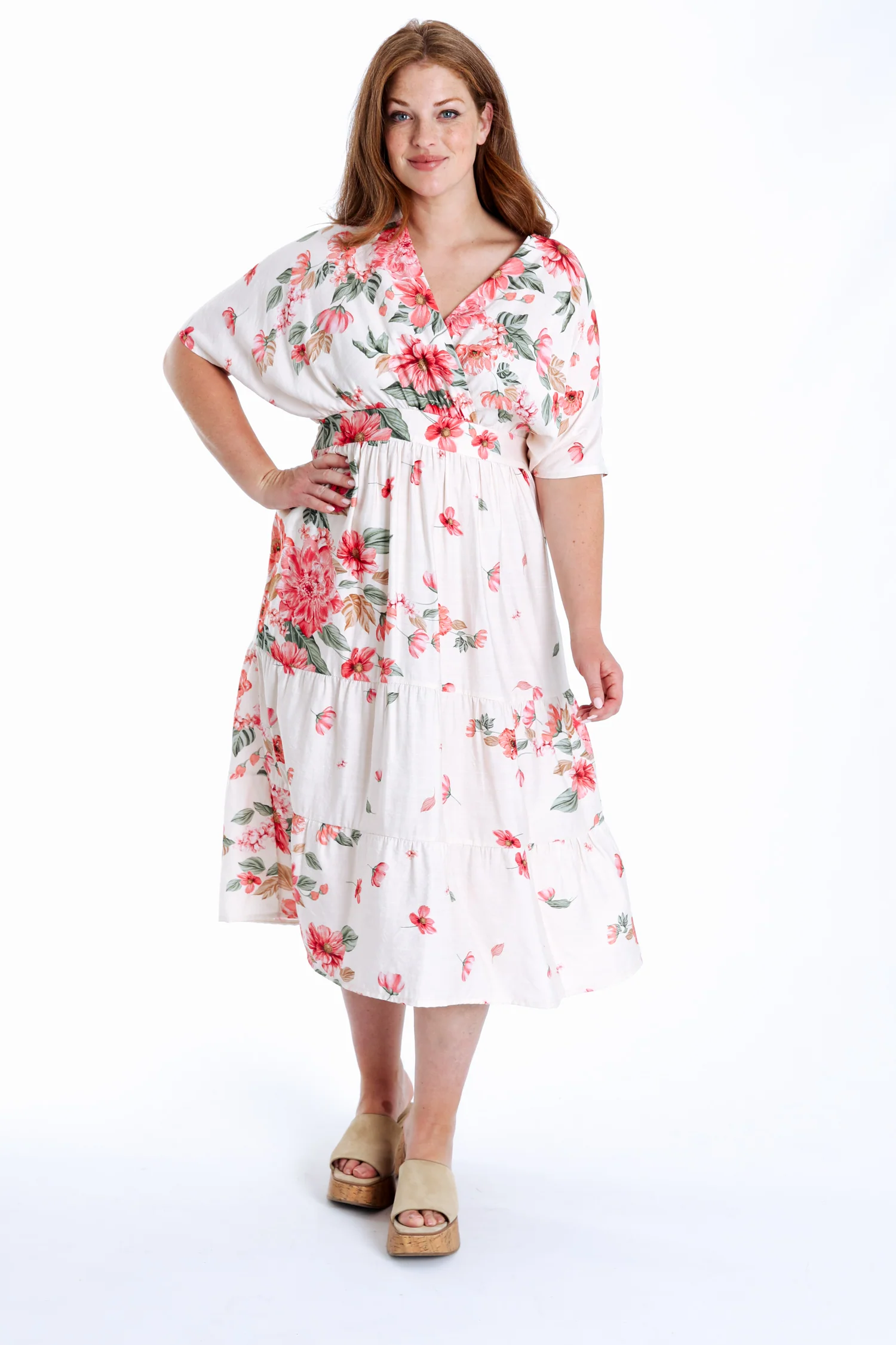 Lange jurk van viscose met bloemenprint - Image 7