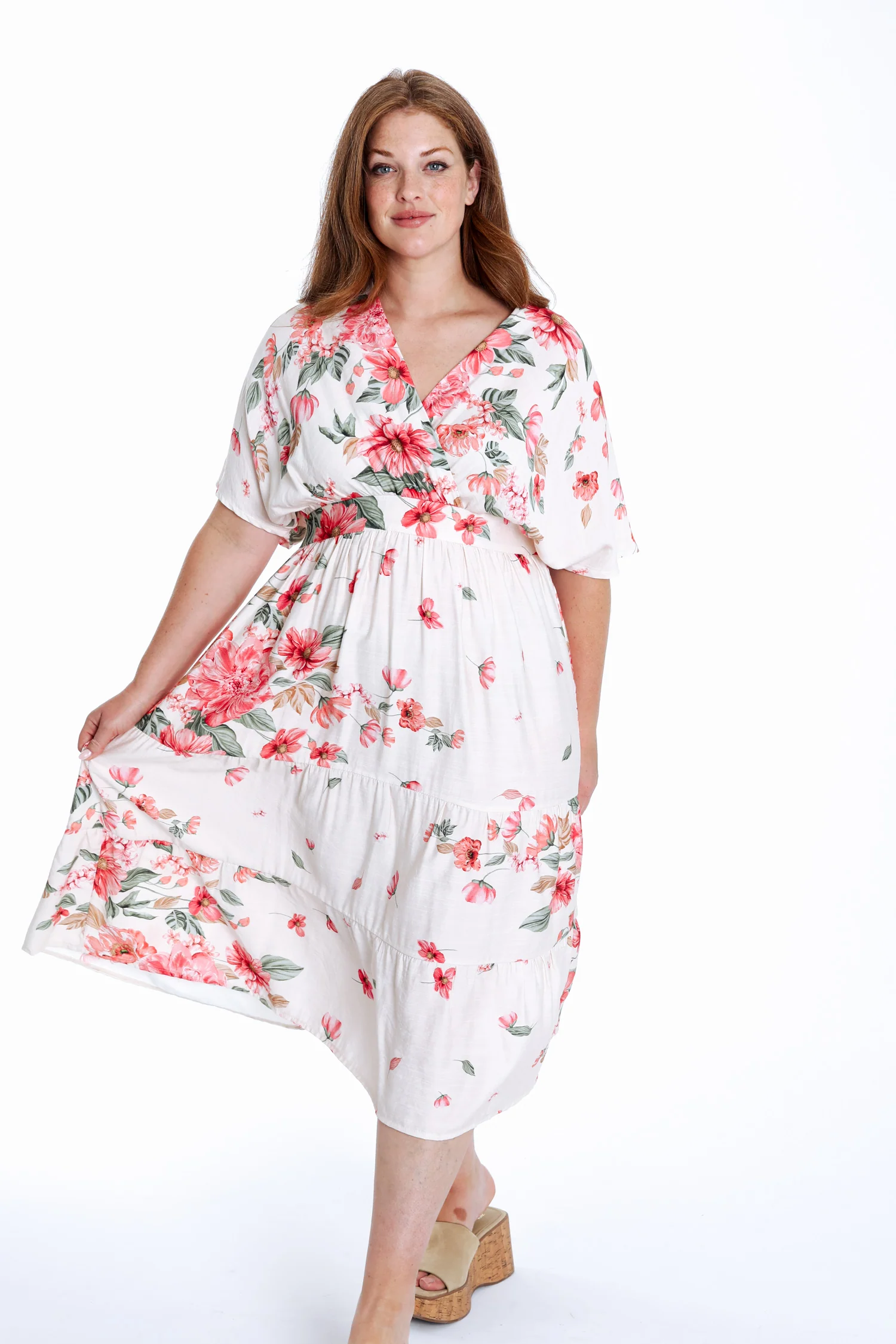 Lange jurk van viscose met bloemenprint - Image 8