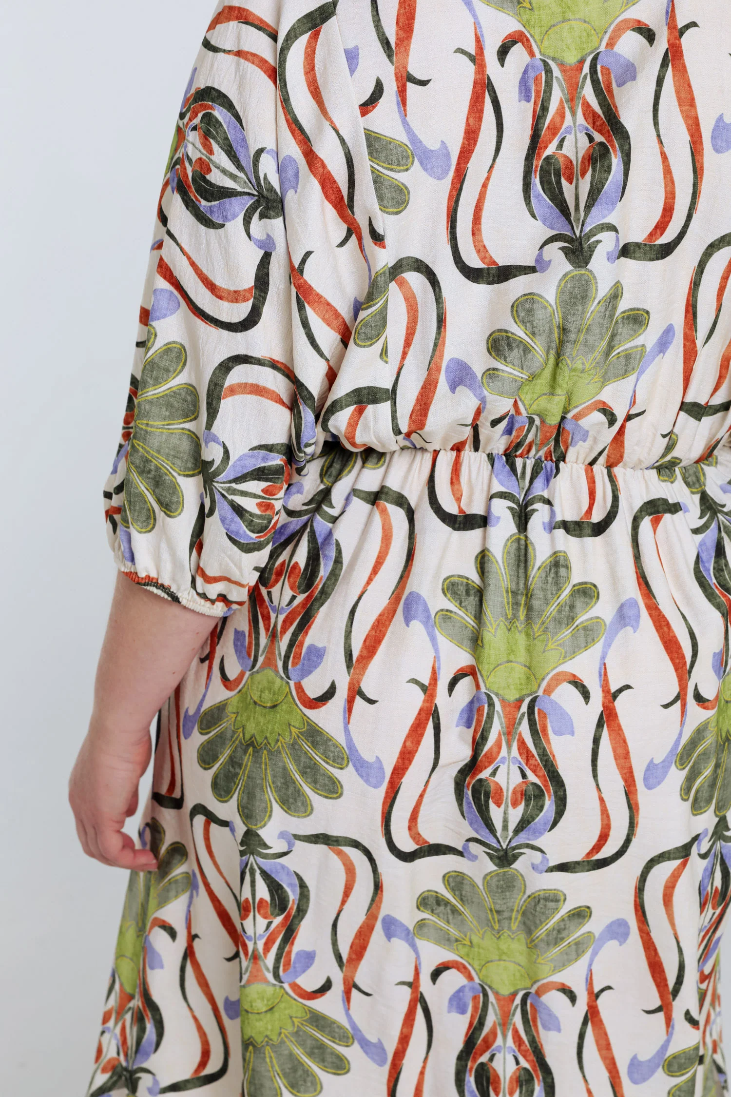 Lange jurk van viscose met bloemenprint - Image 5