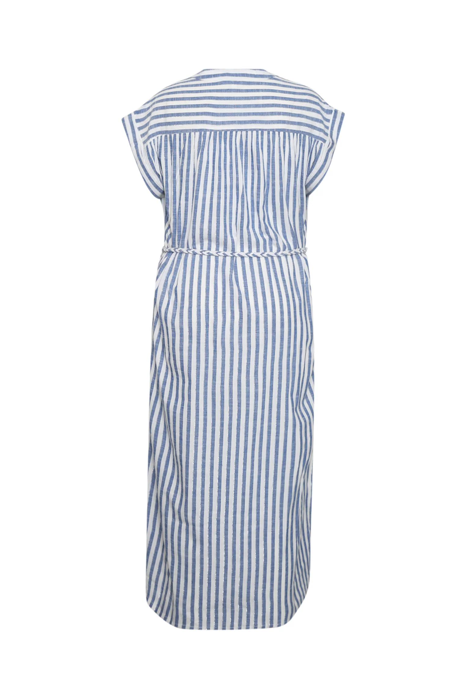 Lange jurk van gestreepte viscose - Image 11