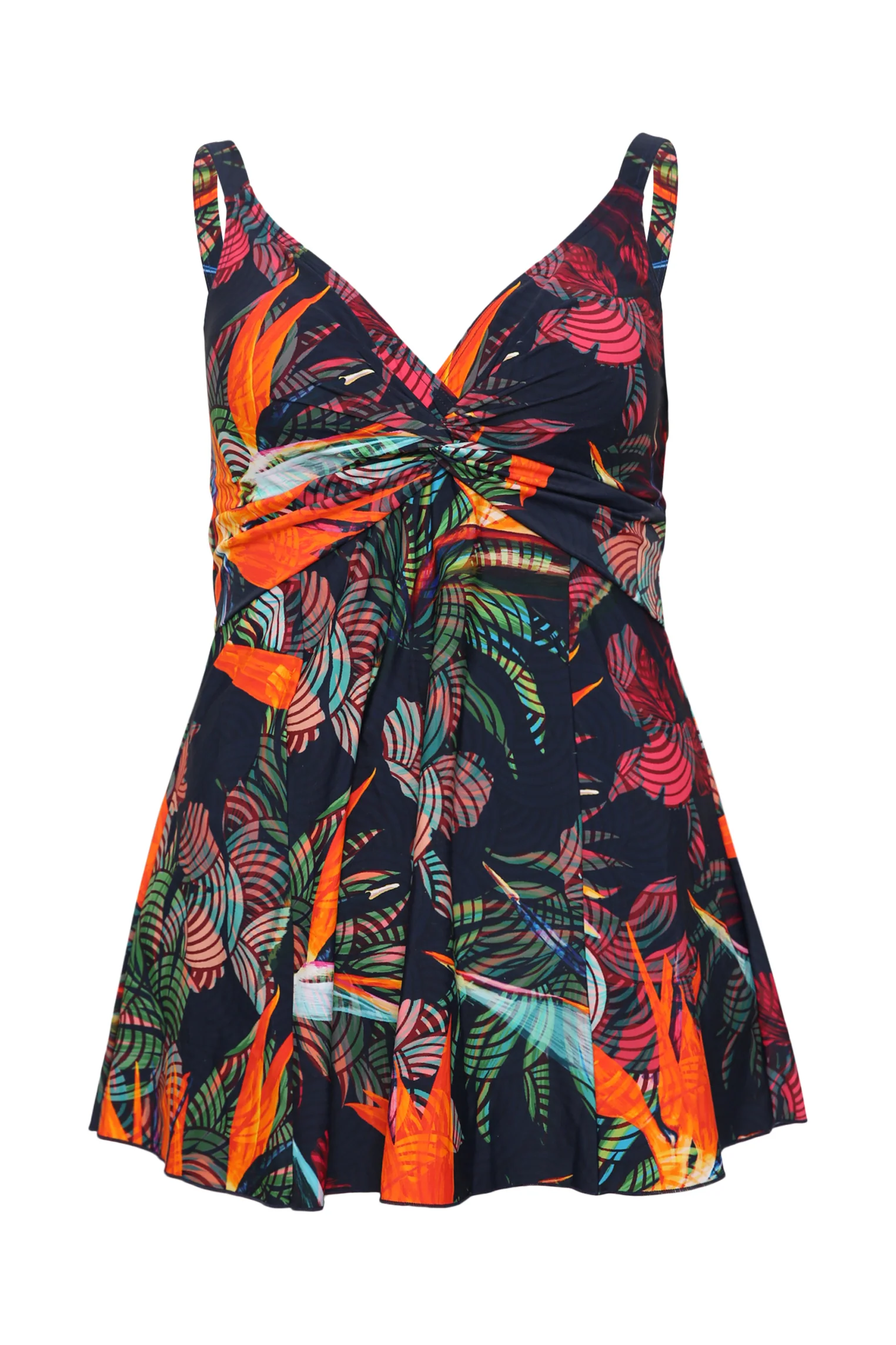 Jurk met tropische print
