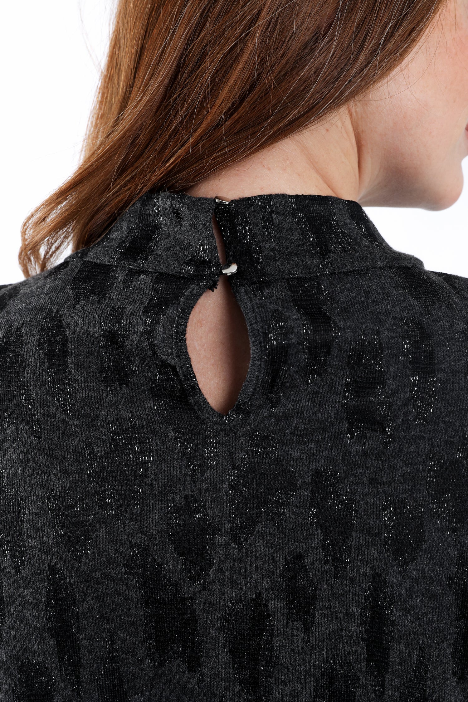 Jurk met jacquard luipaardmotief - Image 6