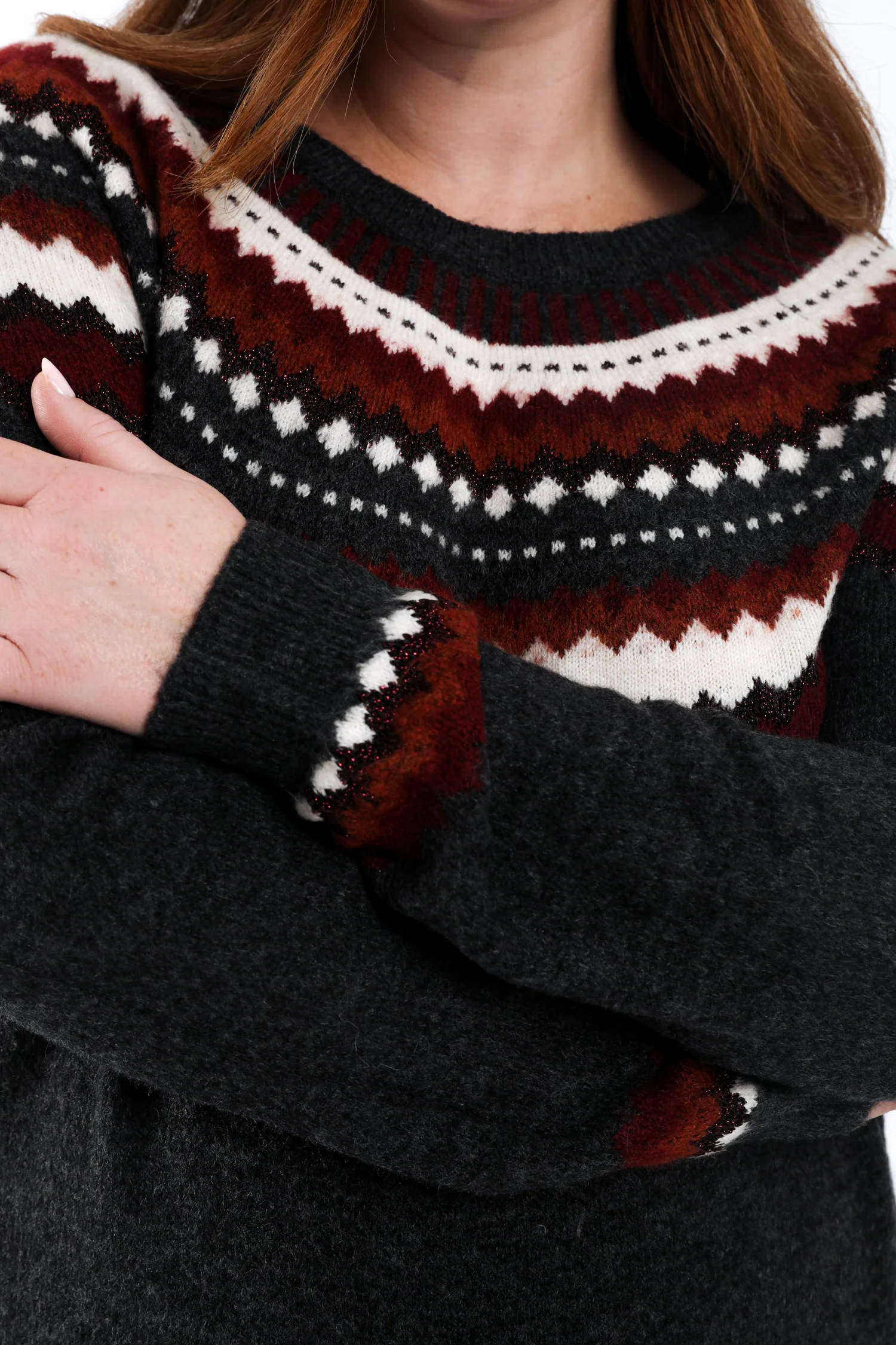 Jurk trui met jacquardmotief - Image 4