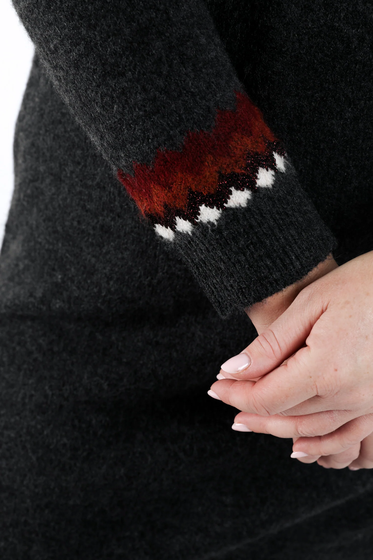 Jurk trui met jacquardmotief - Image 5