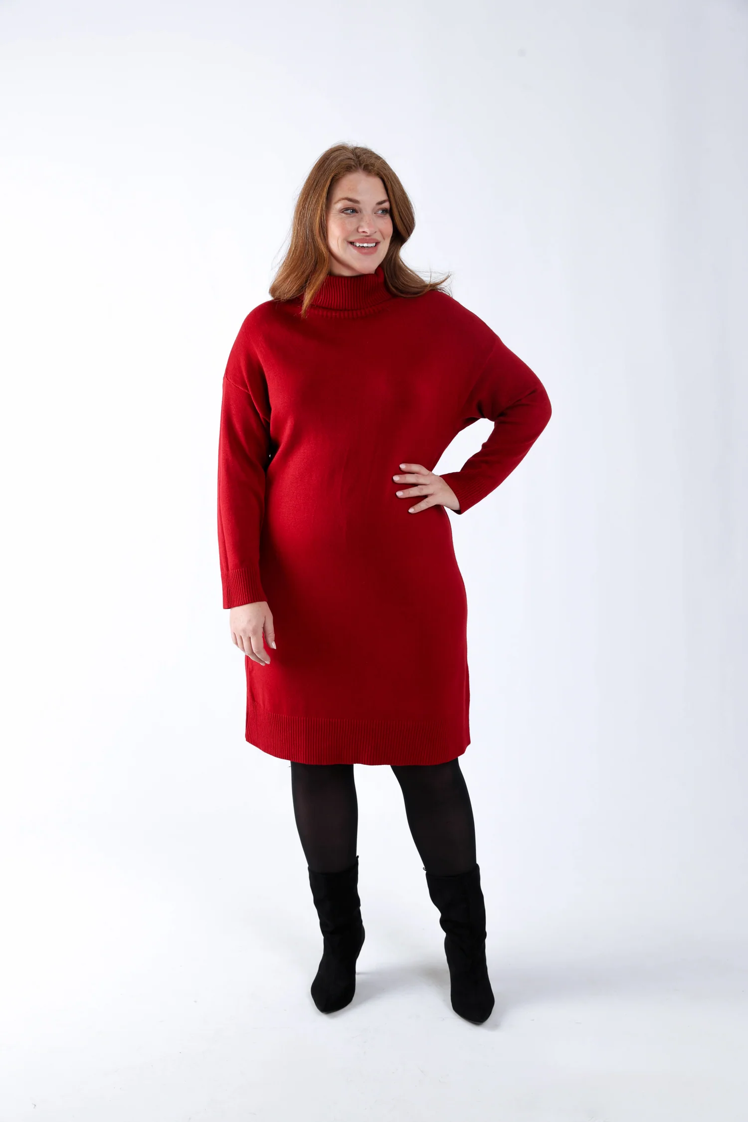 Effen trui jurk