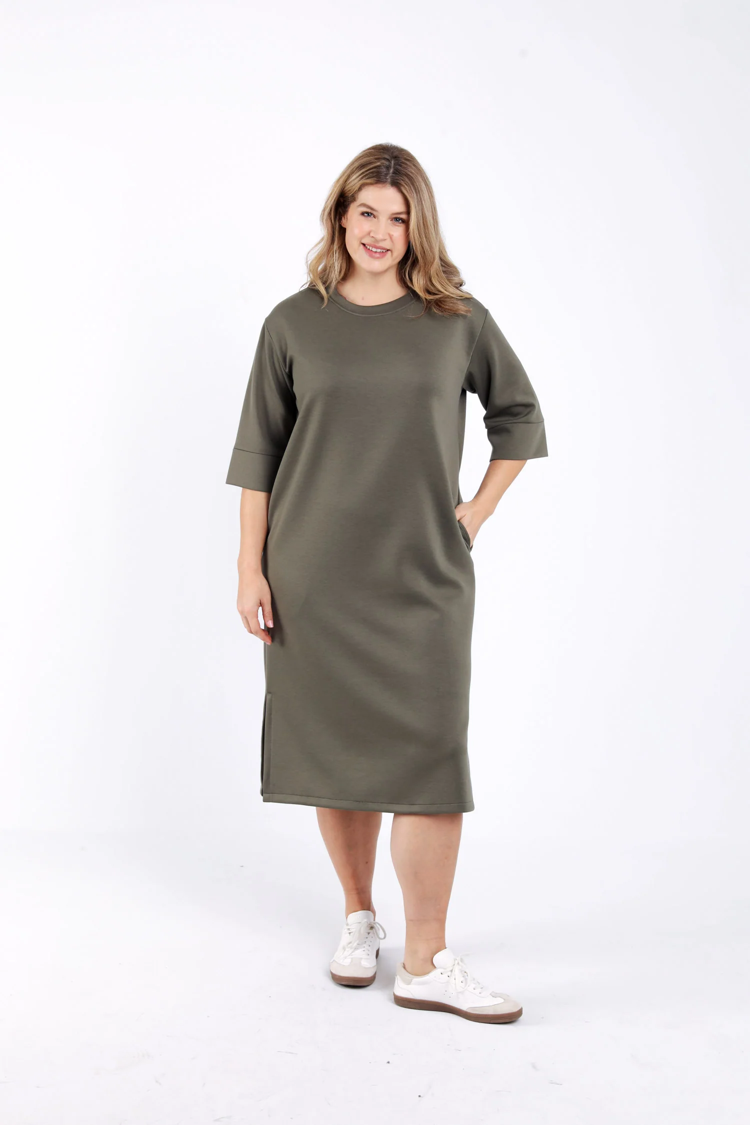 Effen sweatjurk - Image 6