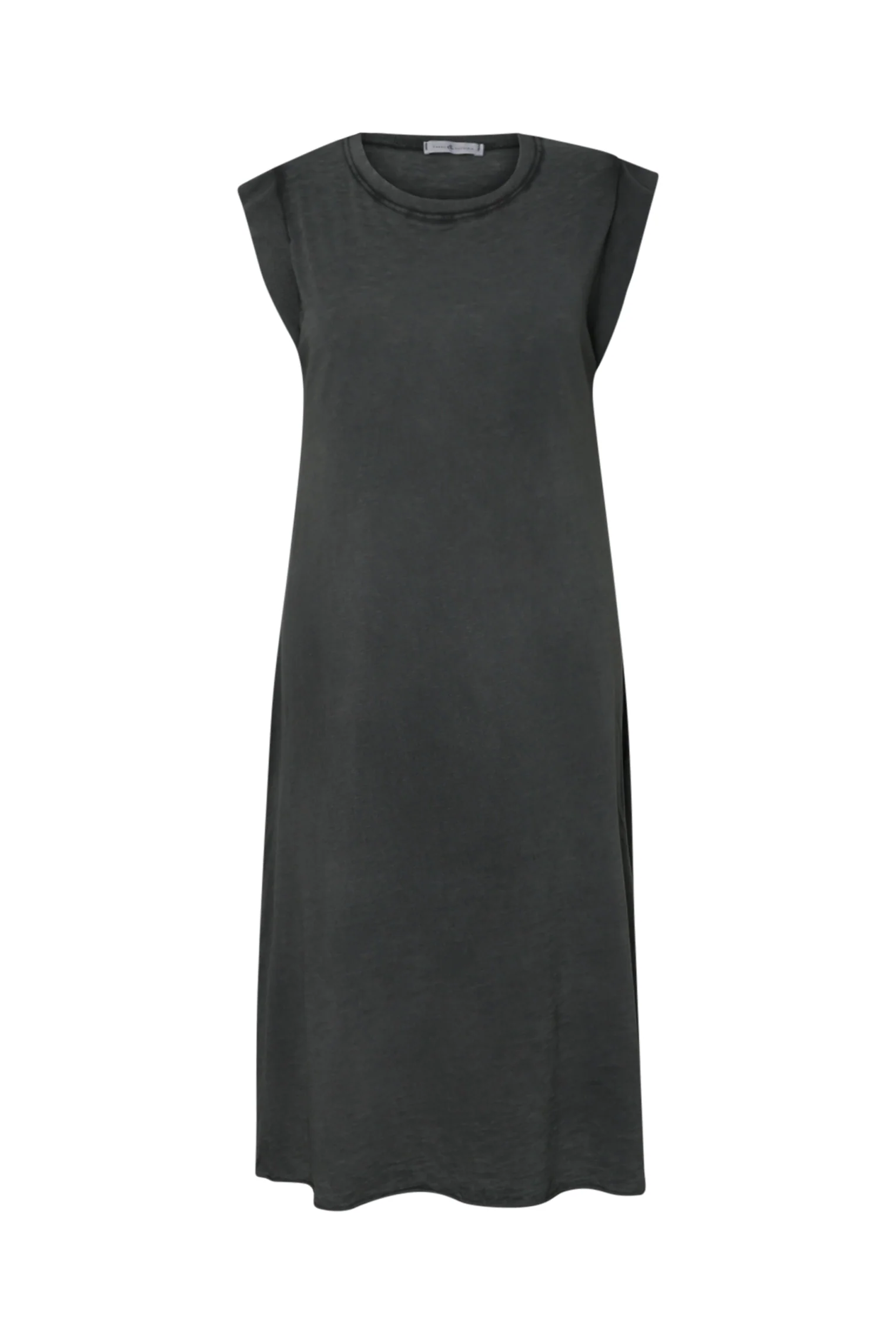 Effen katoenen T-shirt jurk - Image 7