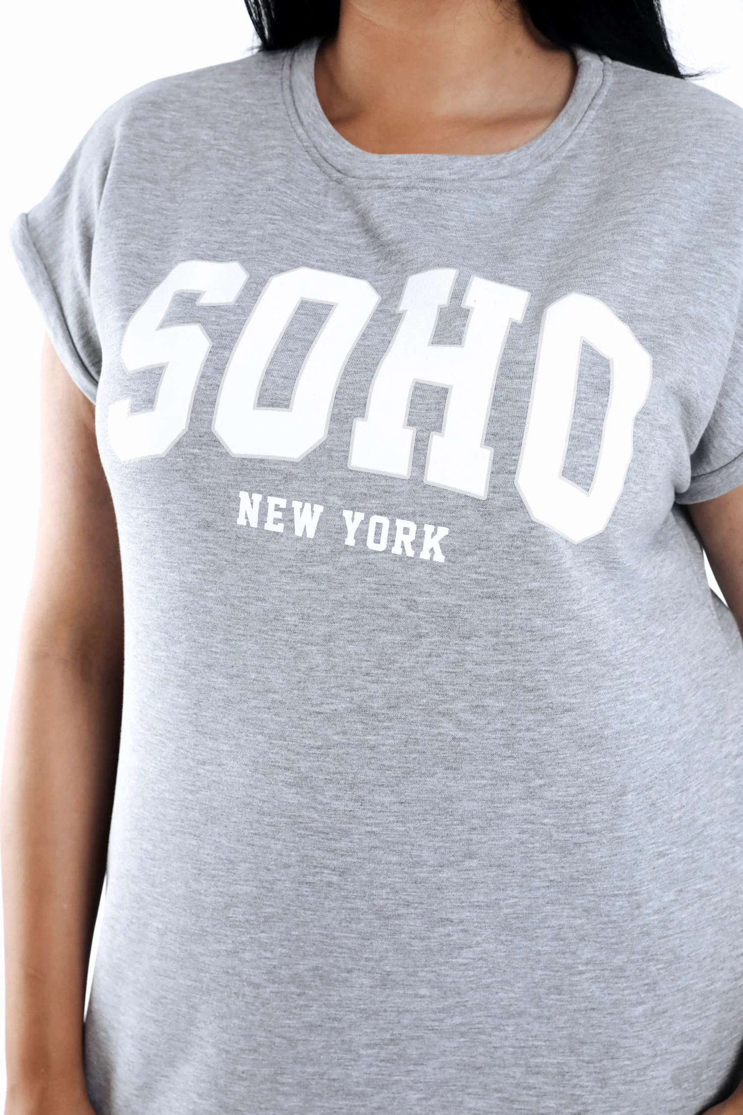 Bedrukte Soho T-shirt jurk - Image 4