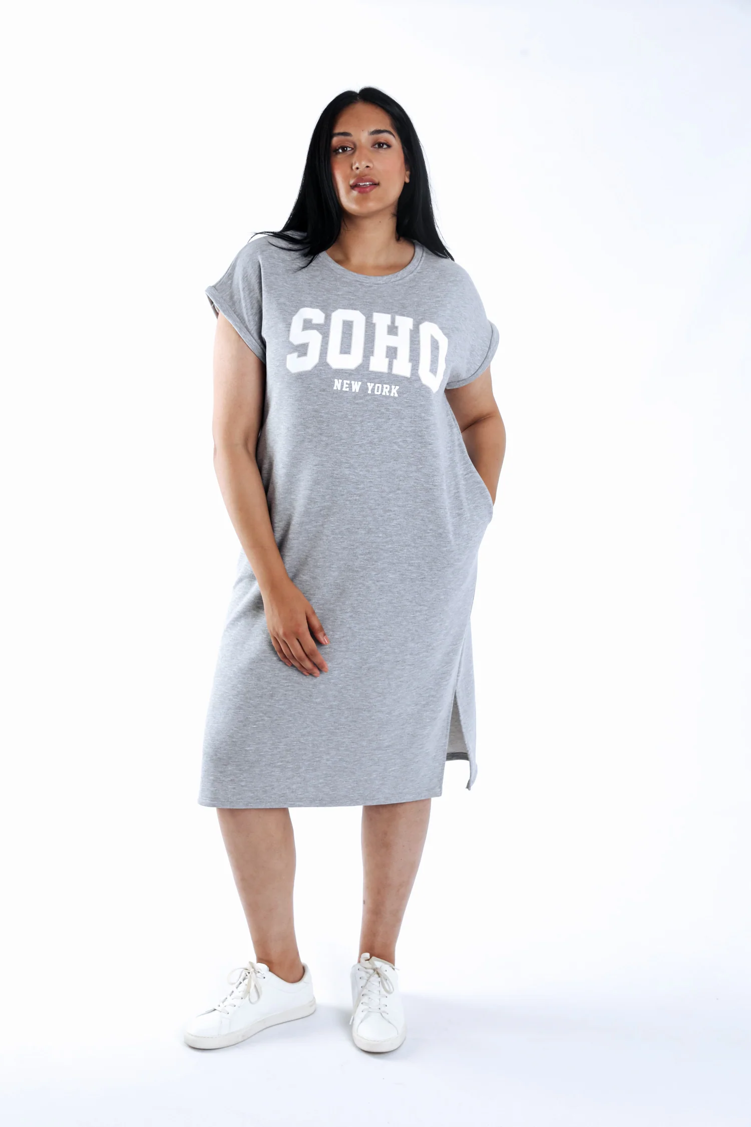 Bedrukte Soho T-shirt jurk - Image 7