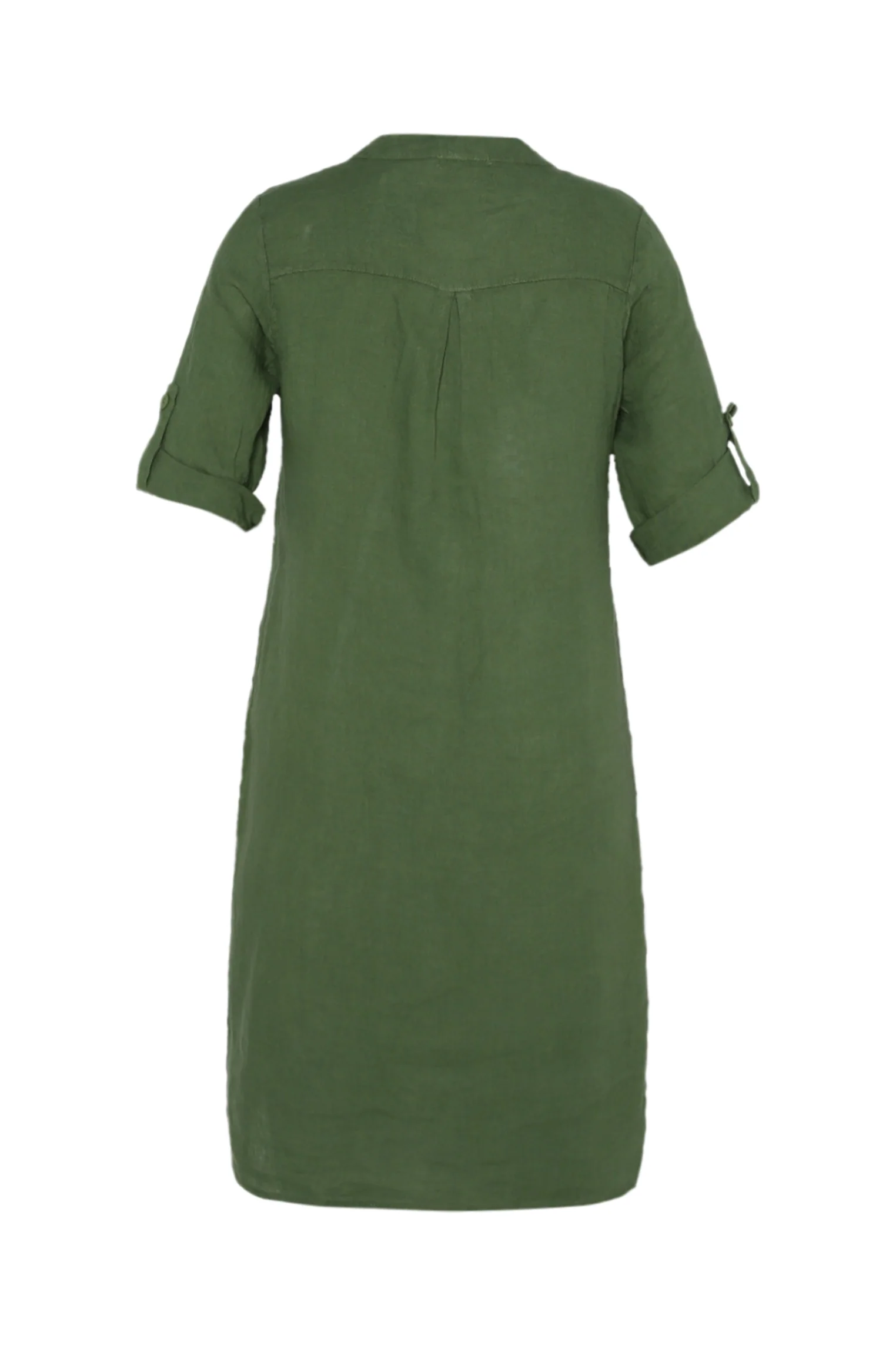 Effen linnen tuniek jurk - Image 44