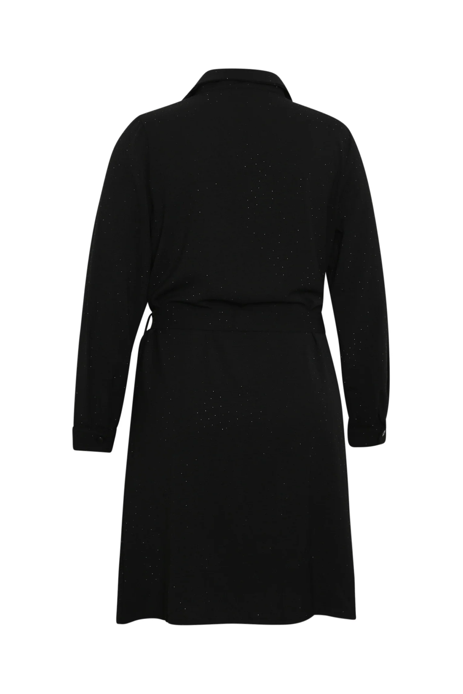Effen jurk met ton-sur-ton strass-steentjes - Image 9
