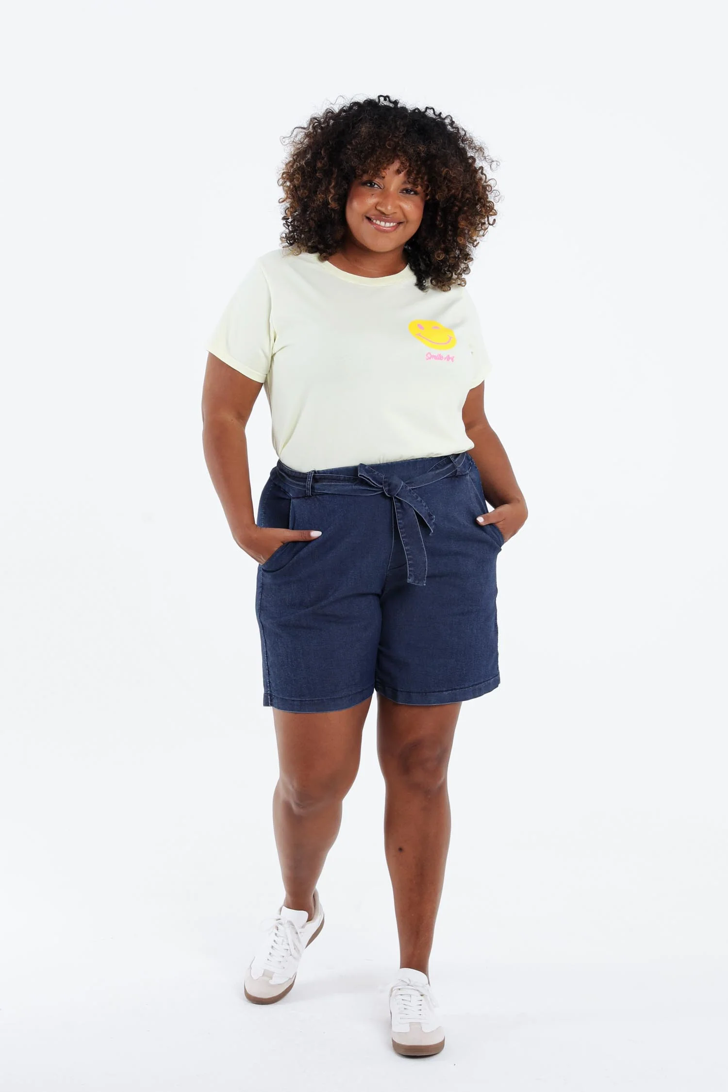 Short in een effen jeans - Image 7