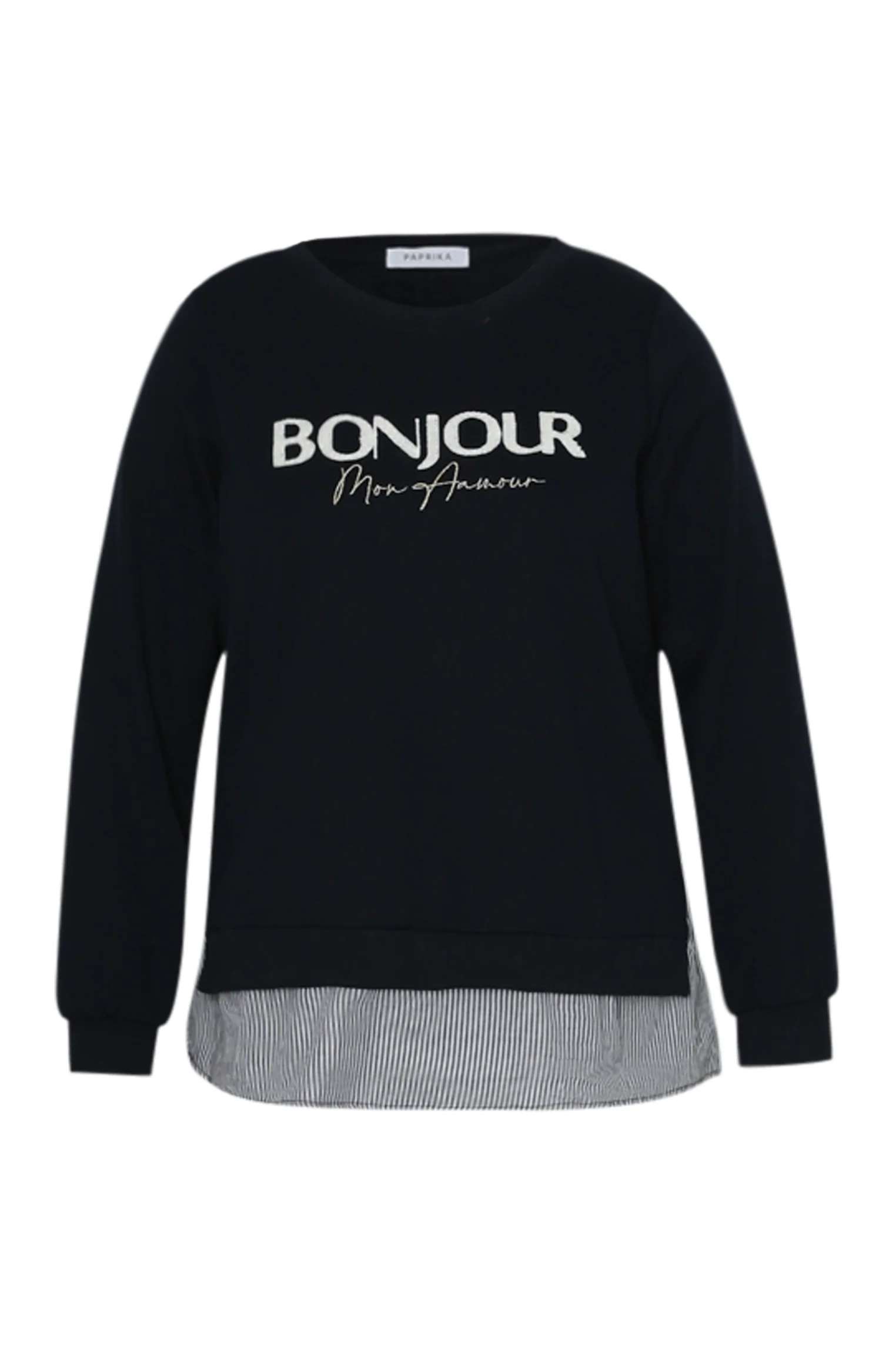 Sweat Bonjour met nep-overhemd - Image 10
