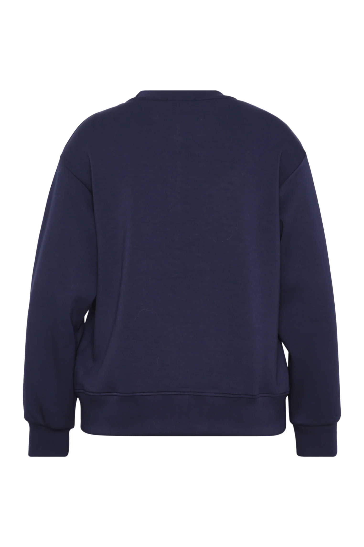 Effen viscose sweater met strass-steentjes - Image 10