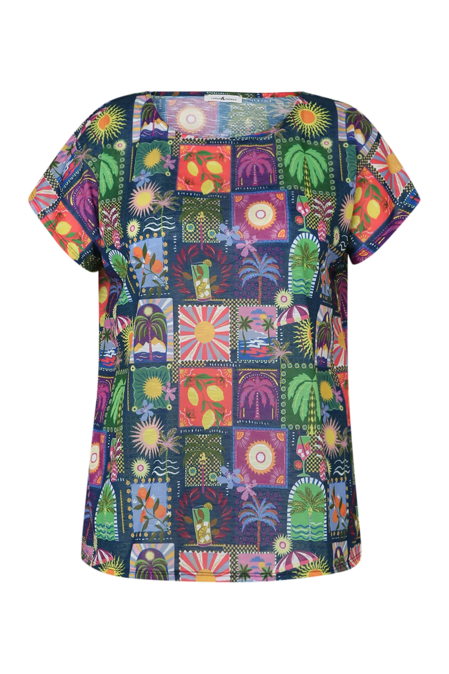 Jungle- en tropisch bedrukt T-shirt - Image 10