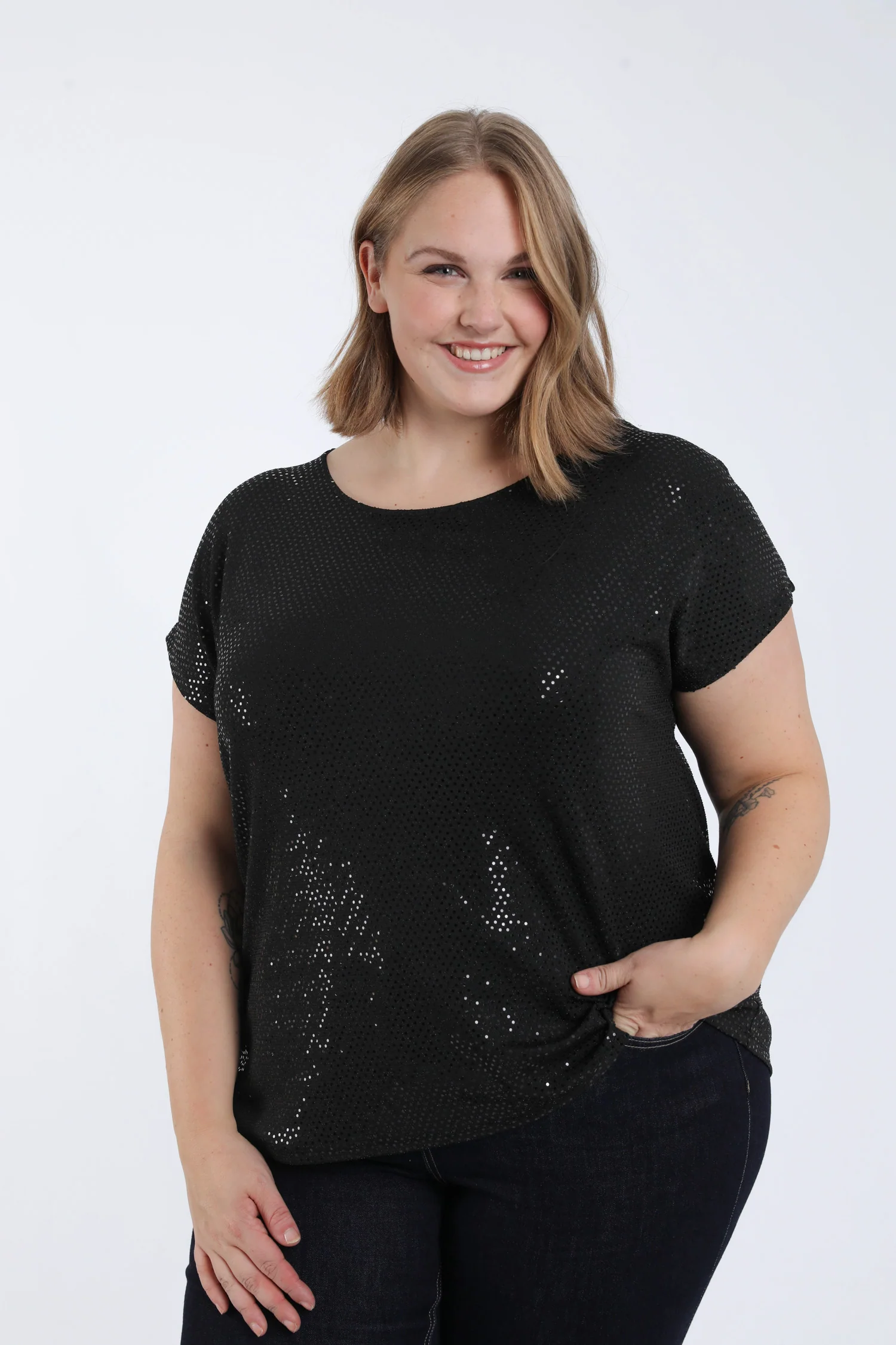 T-shirt à paillettes