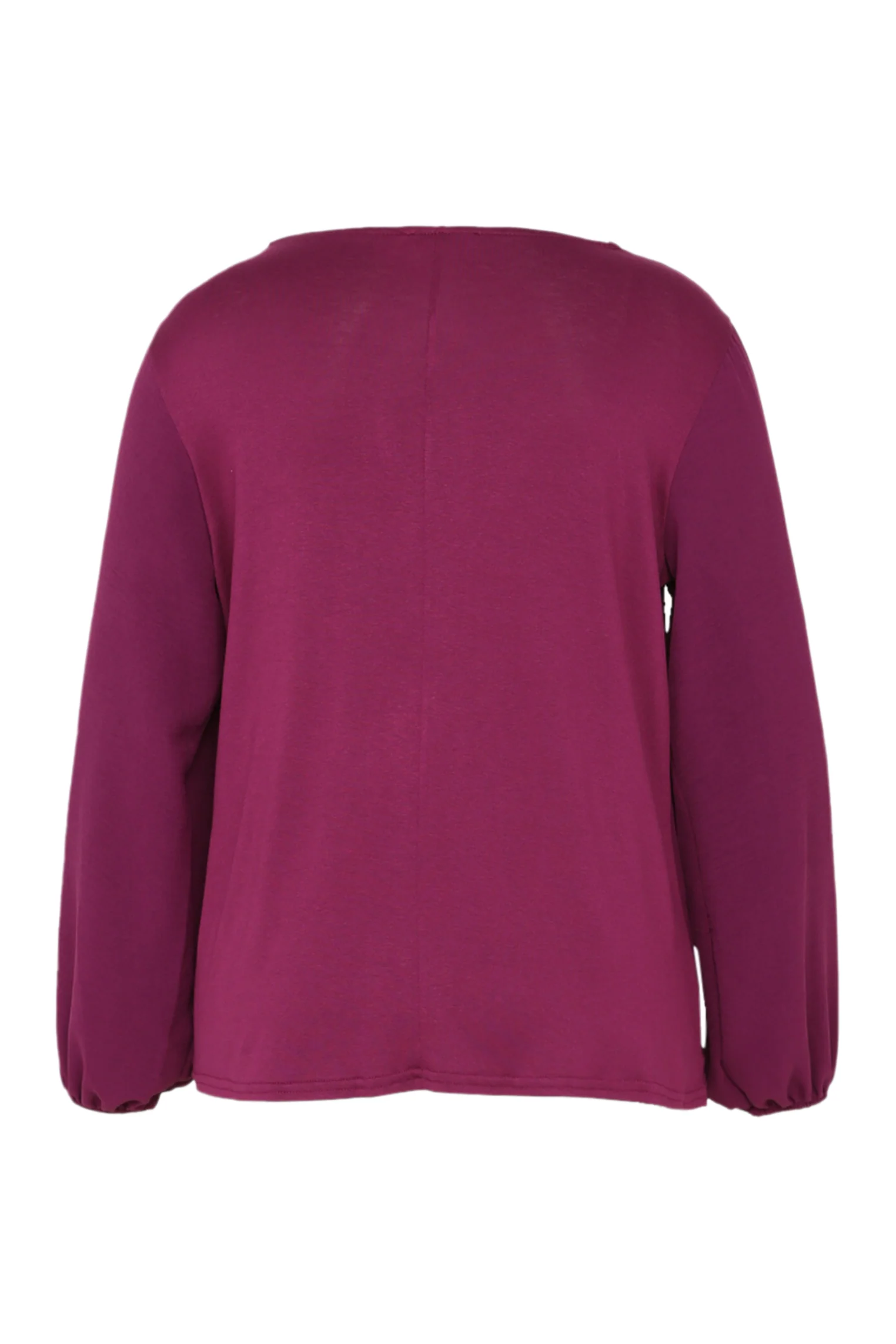 Effen T-shirt met lurex en juweel - Image 22