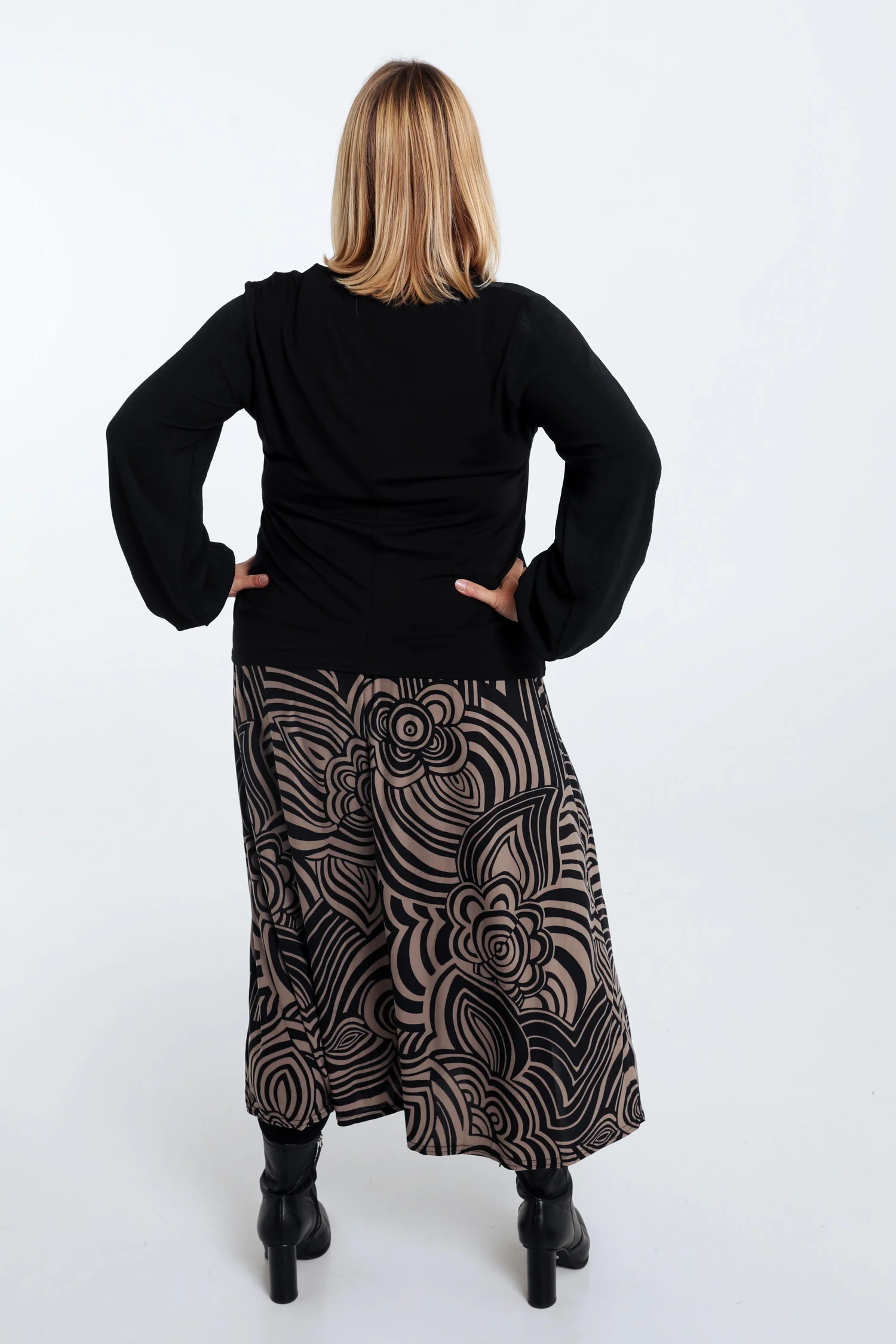 Effen T-shirt met lurex en juweel - Image 24