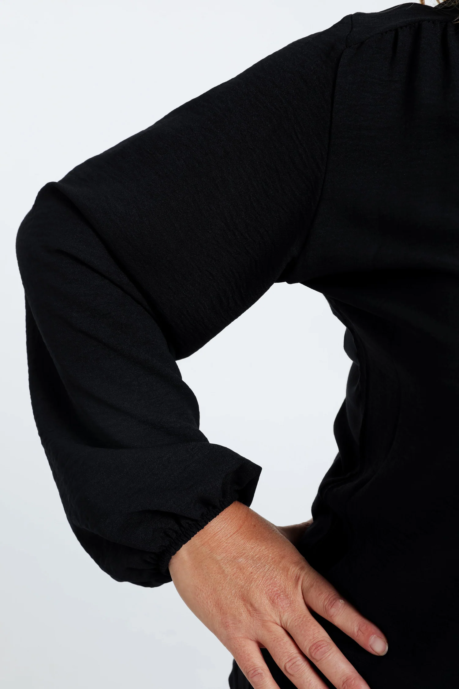 Effen T-shirt met lurex en juweel - Image 26