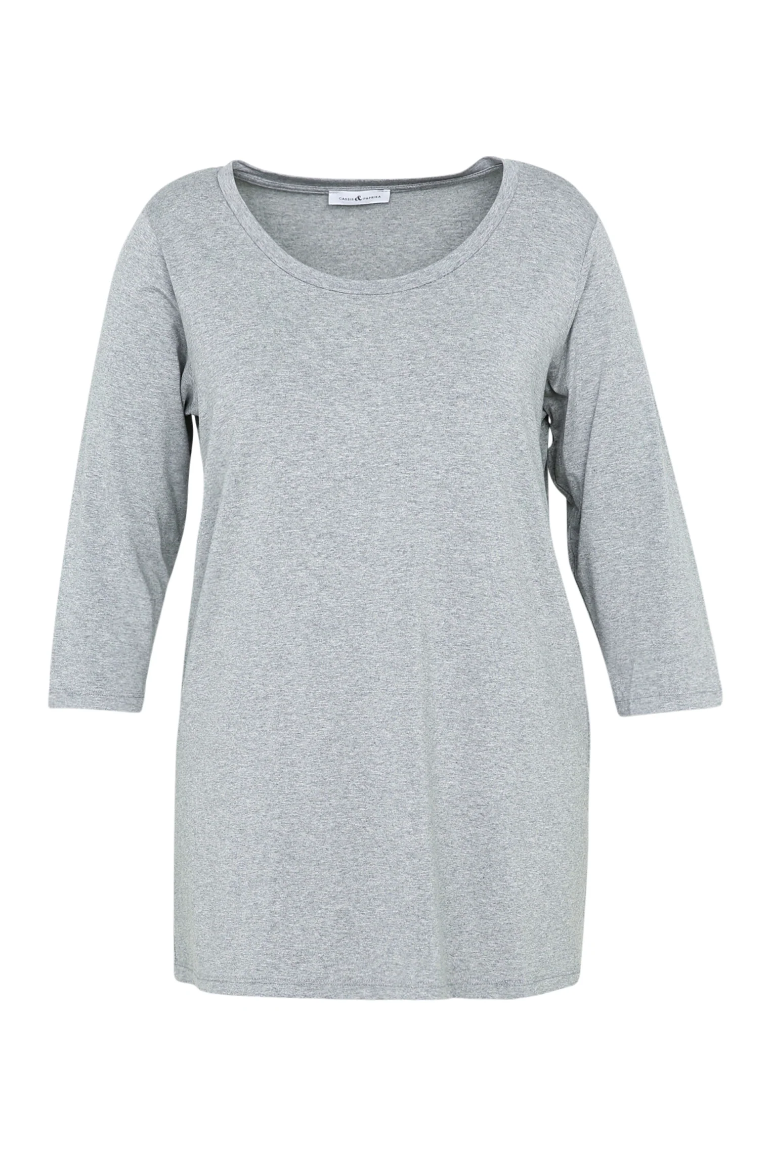 Basic effen viscose T-shirt - Image 32