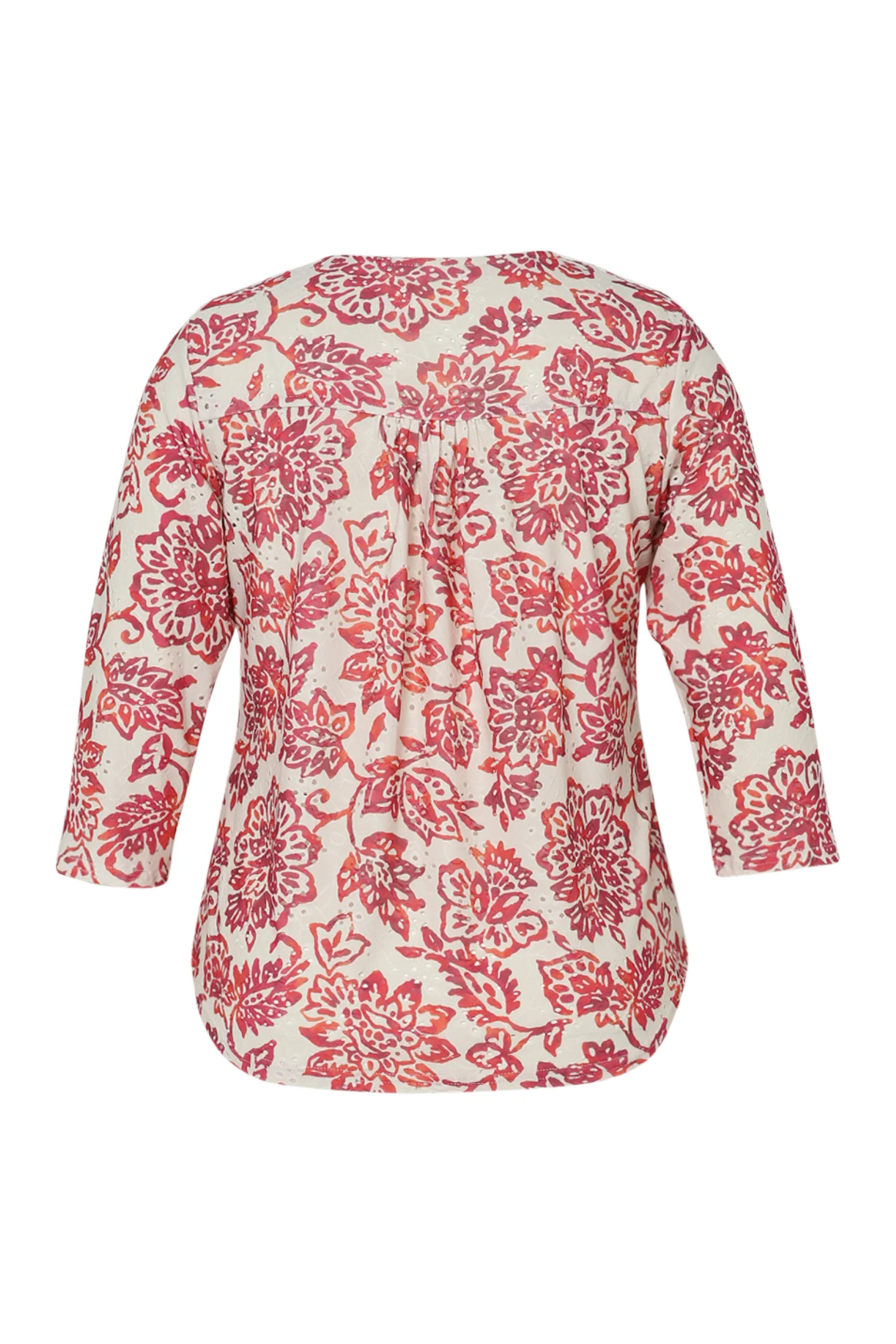 Geborduurd T-shirt met bloemenprint - Image 11