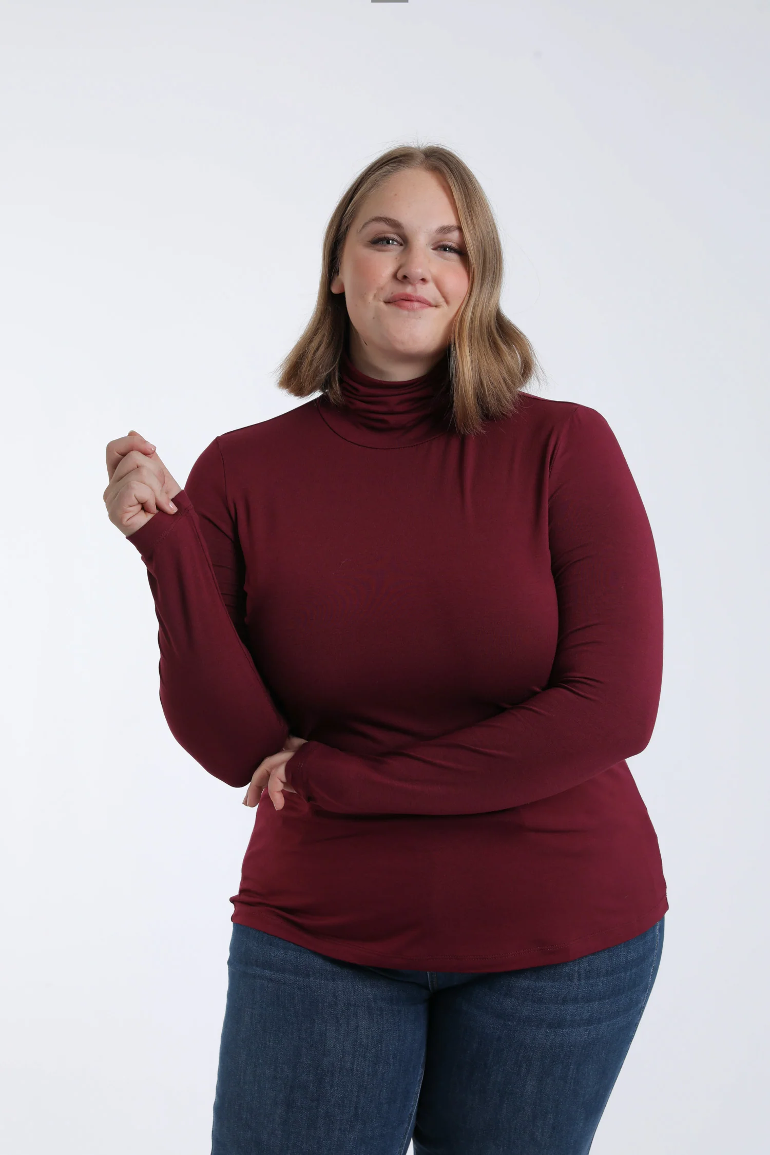 Effen coltrui T-shirt van viscose