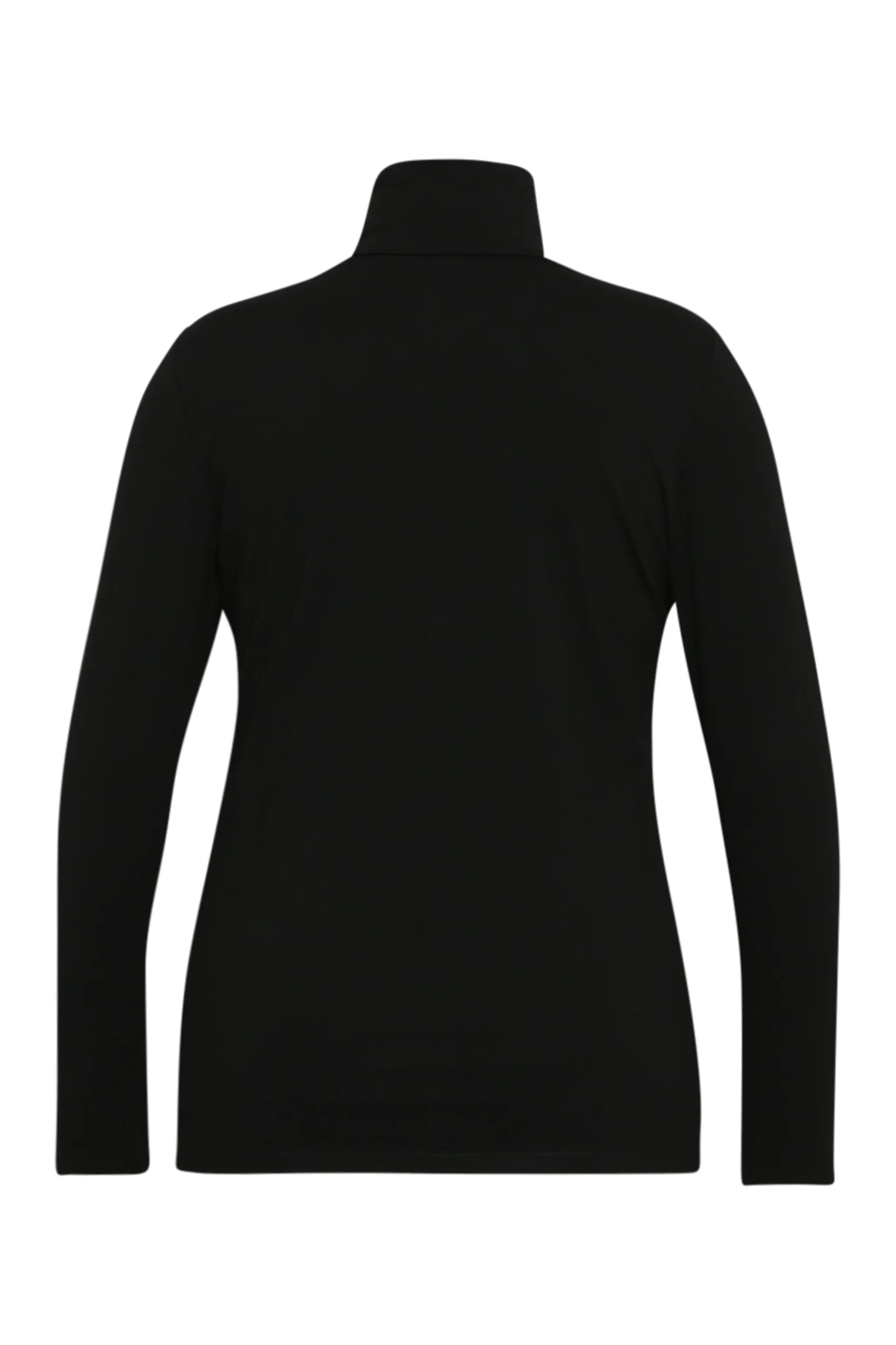Effen T-shirt met coltrui van viscose - Image 7