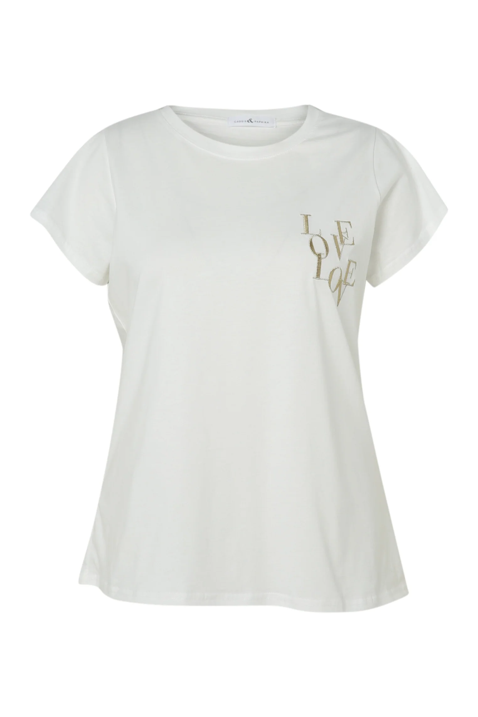 Katoenen T-shirt met Love borduursel - Image 10