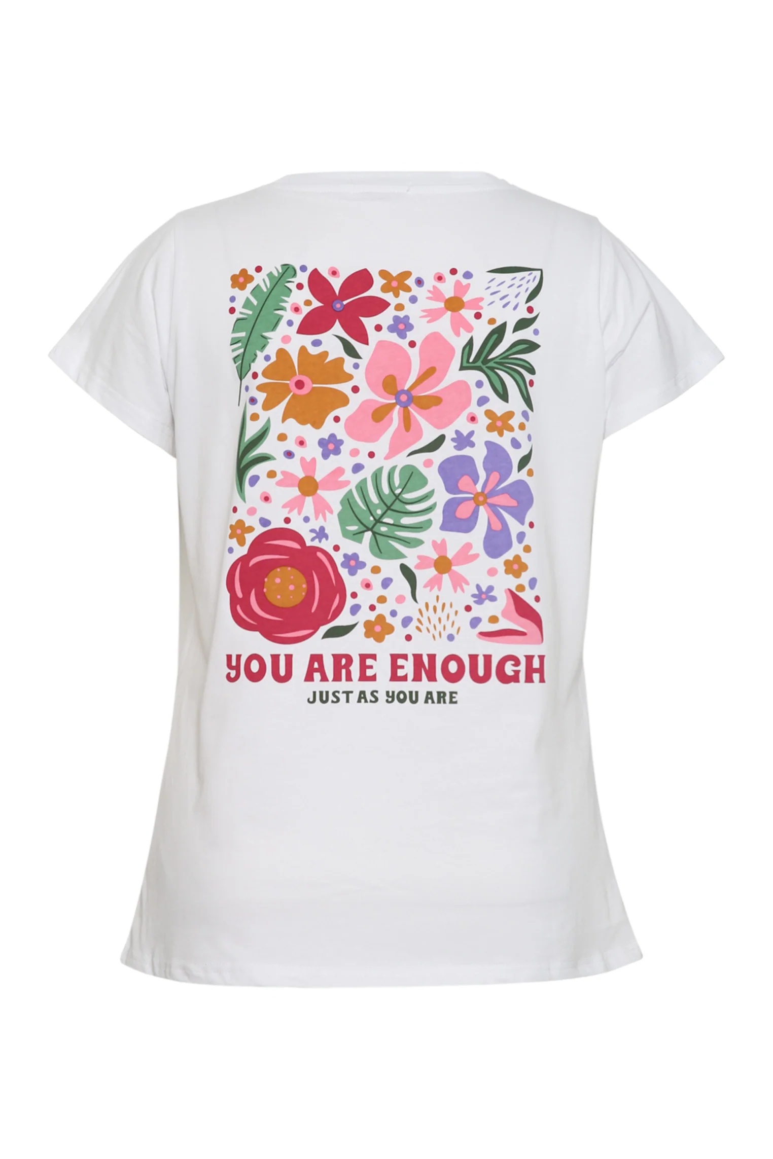 T-shirt van katoen met bloemenprint - Image 11