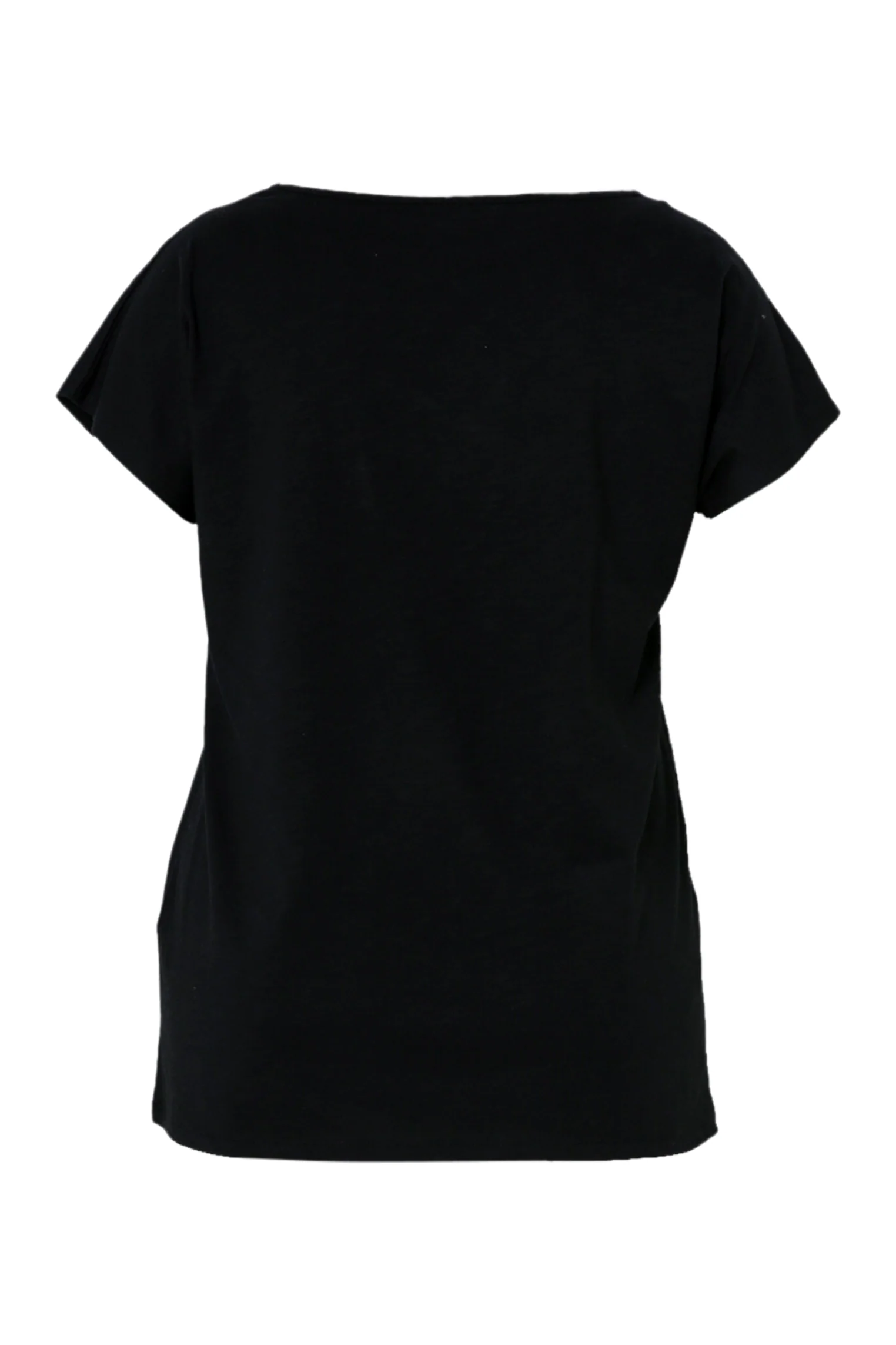 T-shirt van katoen met folieprint van palmbomen en pailletten - Image 11