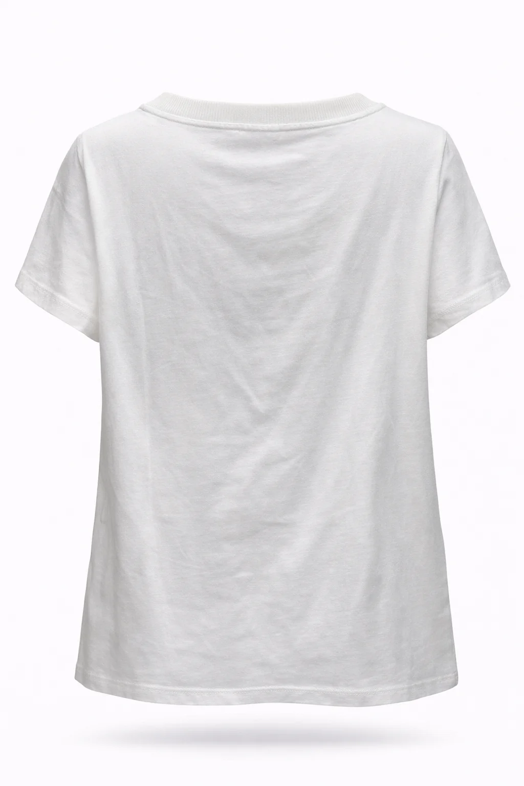 T-shirt van katoen met visprint - Image 2