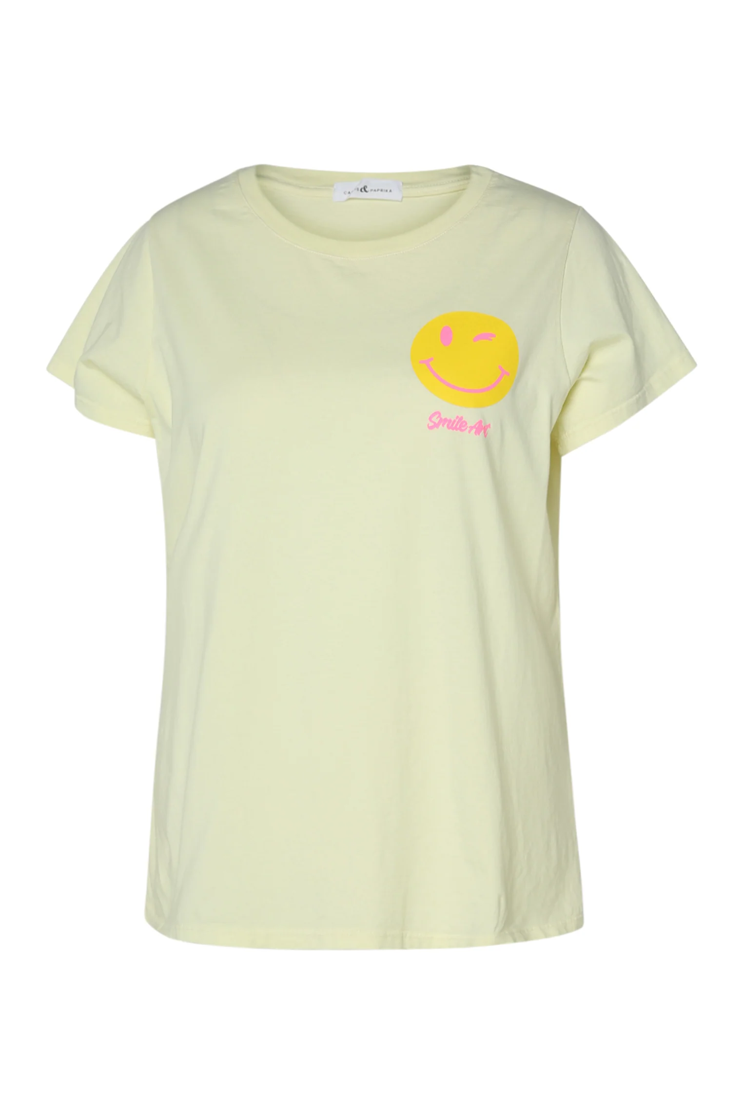 T-shirt van katoen met smile-print - Image 10
