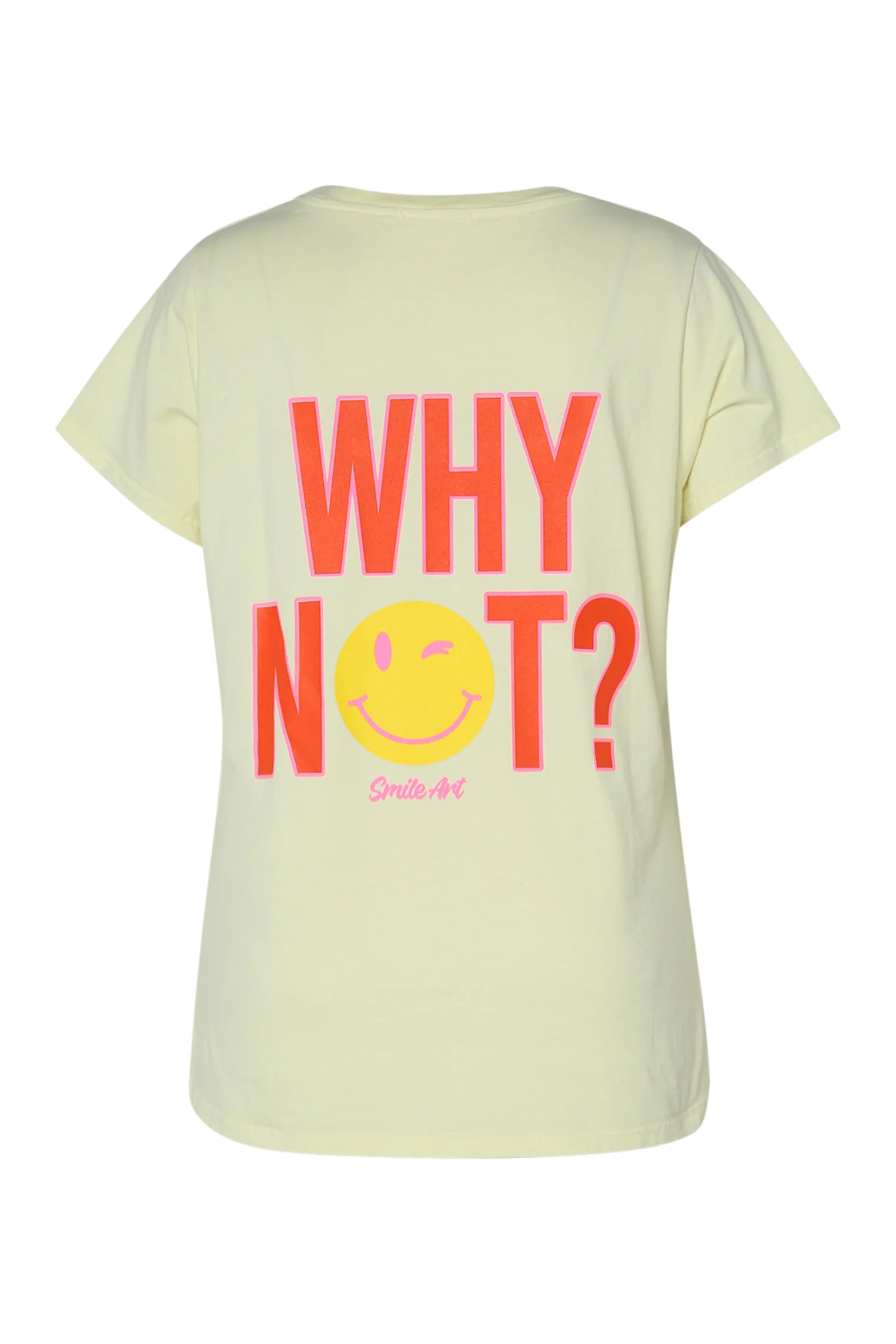 T-shirt van katoen met smile-print - Image 11