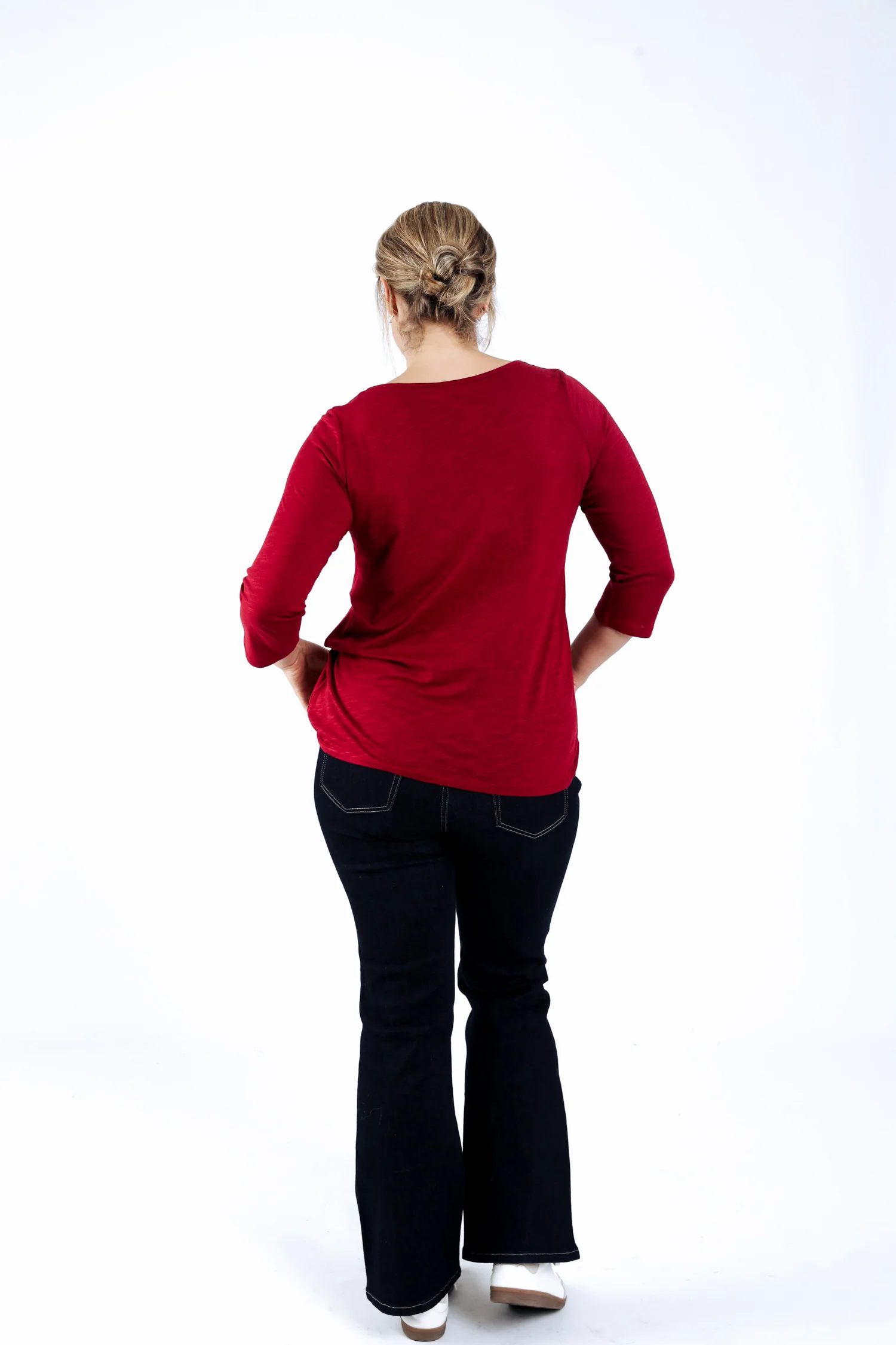 Effen katoenen T-shirt Enjoy - Image 2