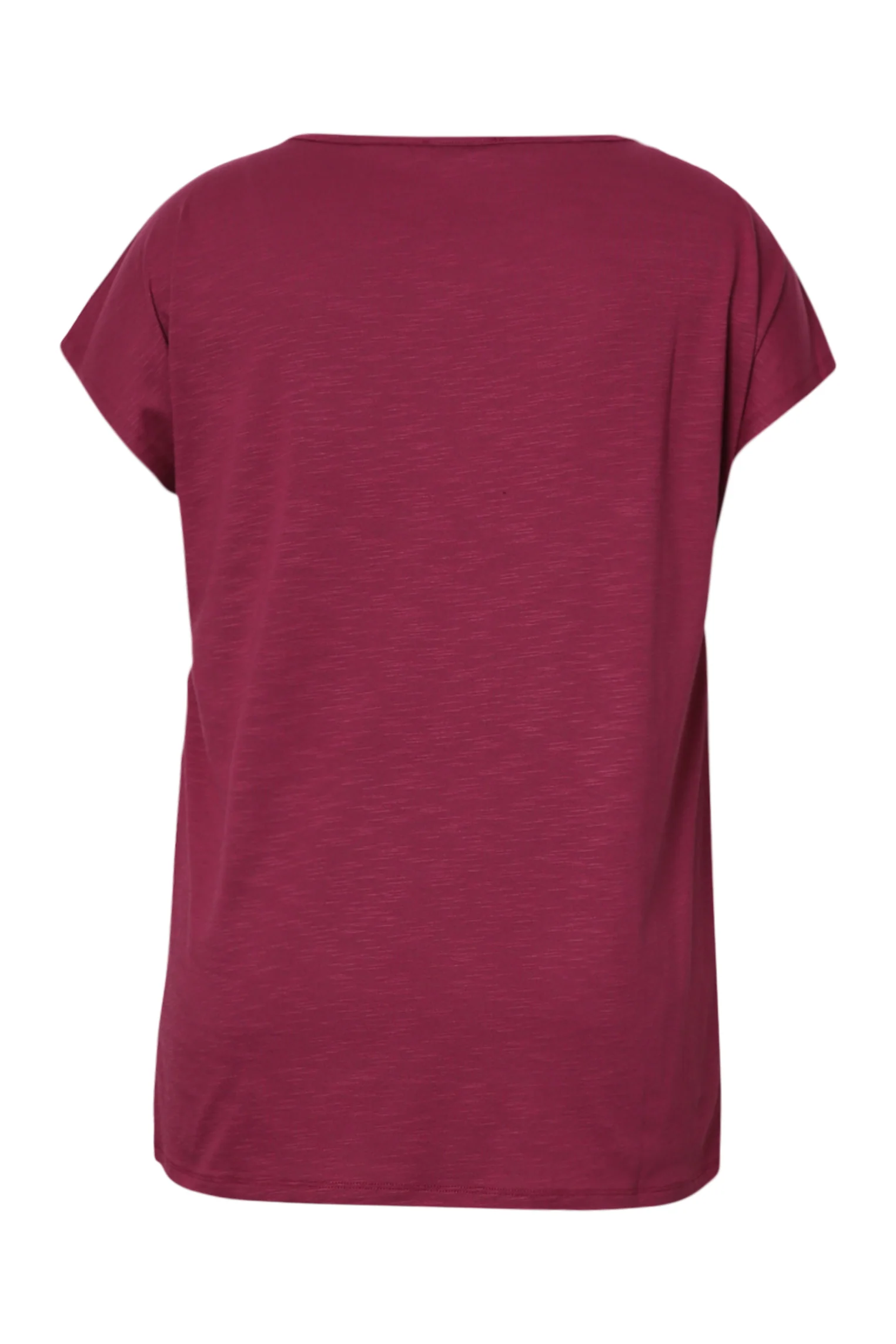 Effen katoenen T-shirt Enjoy met pailletten - Image 11