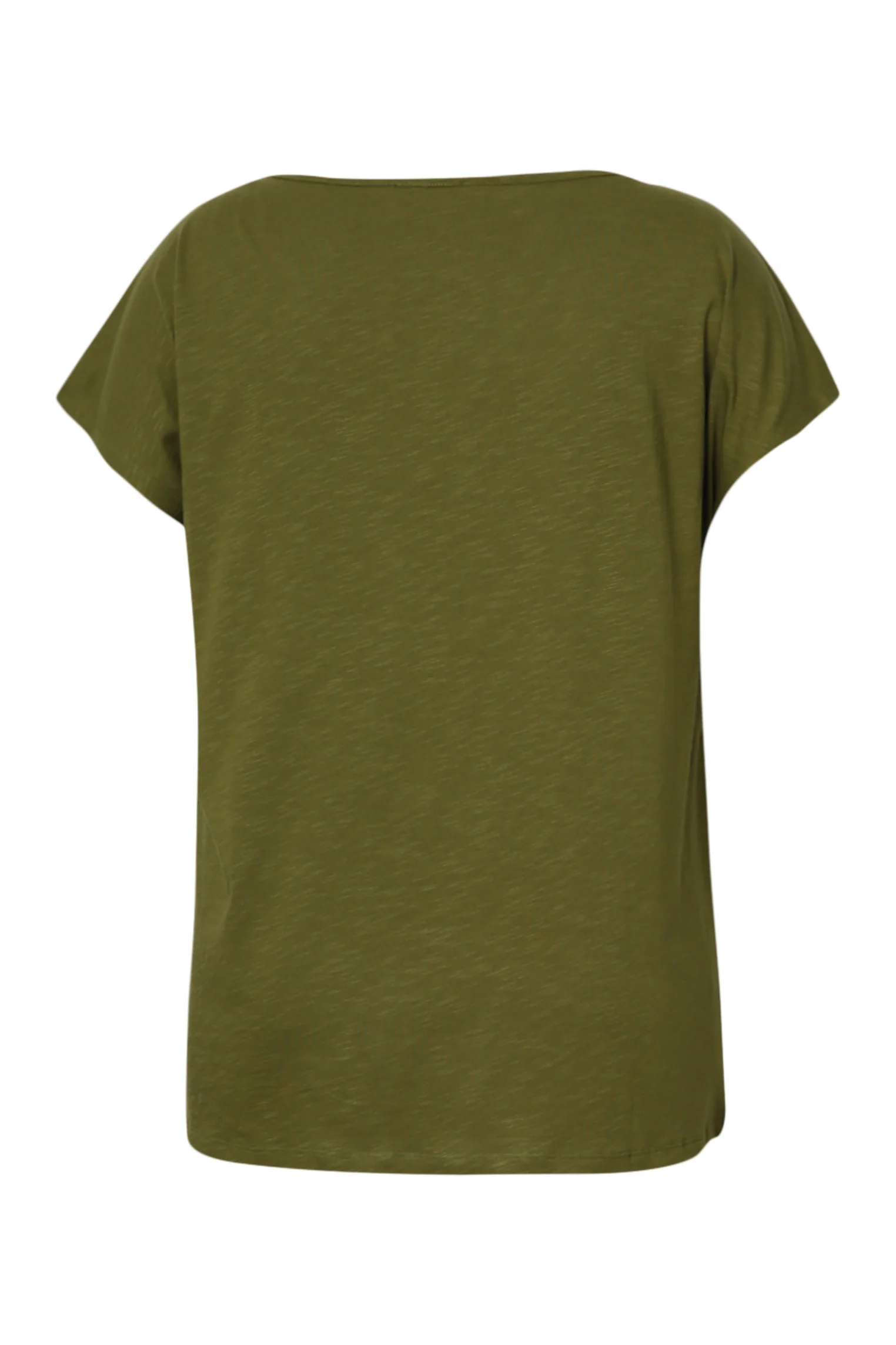 Effen katoenen T-shirt Enjoy met pailletten - Image 33