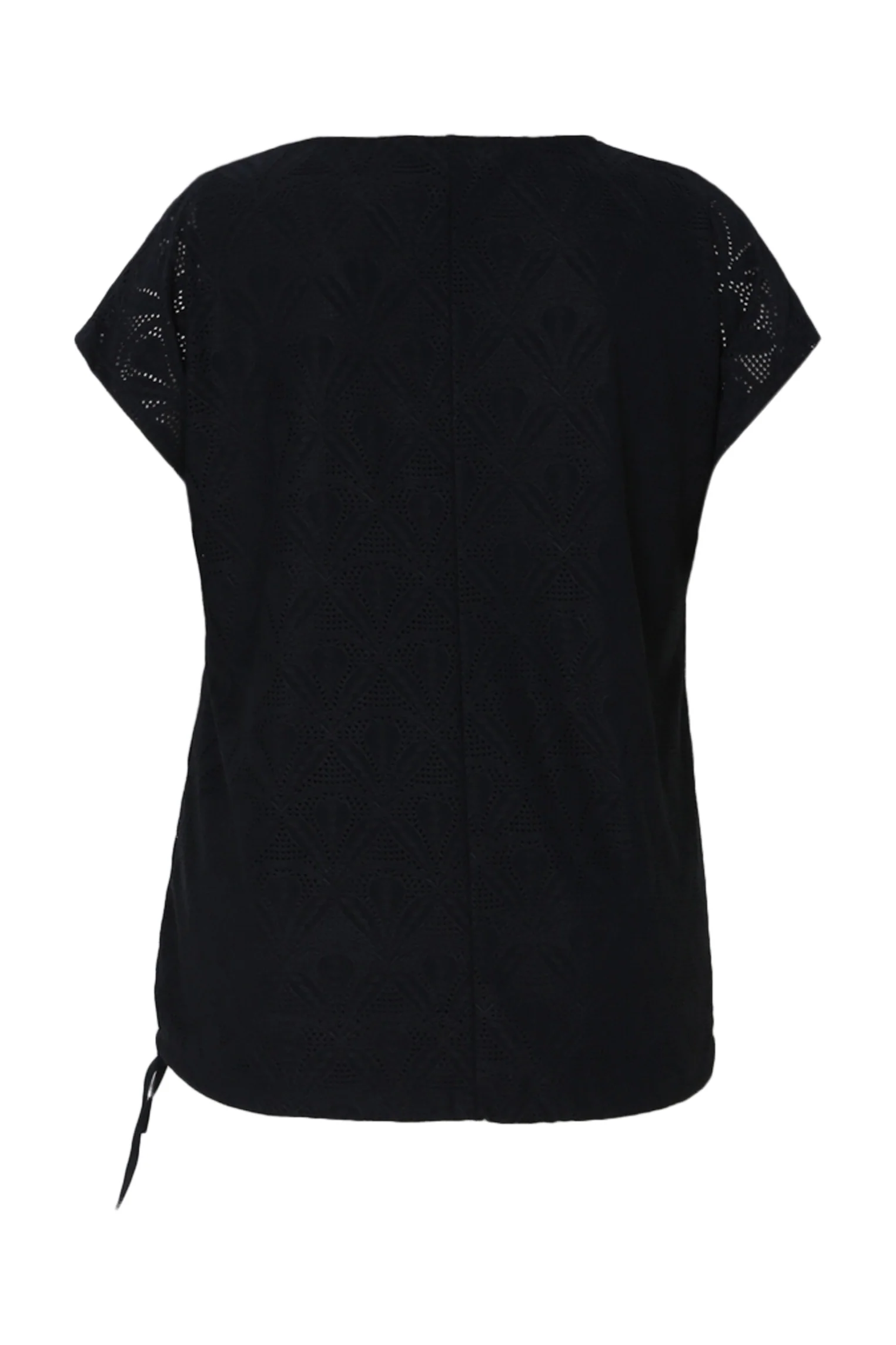 Effen kanten T-shirt met bloemmotief - Image 22