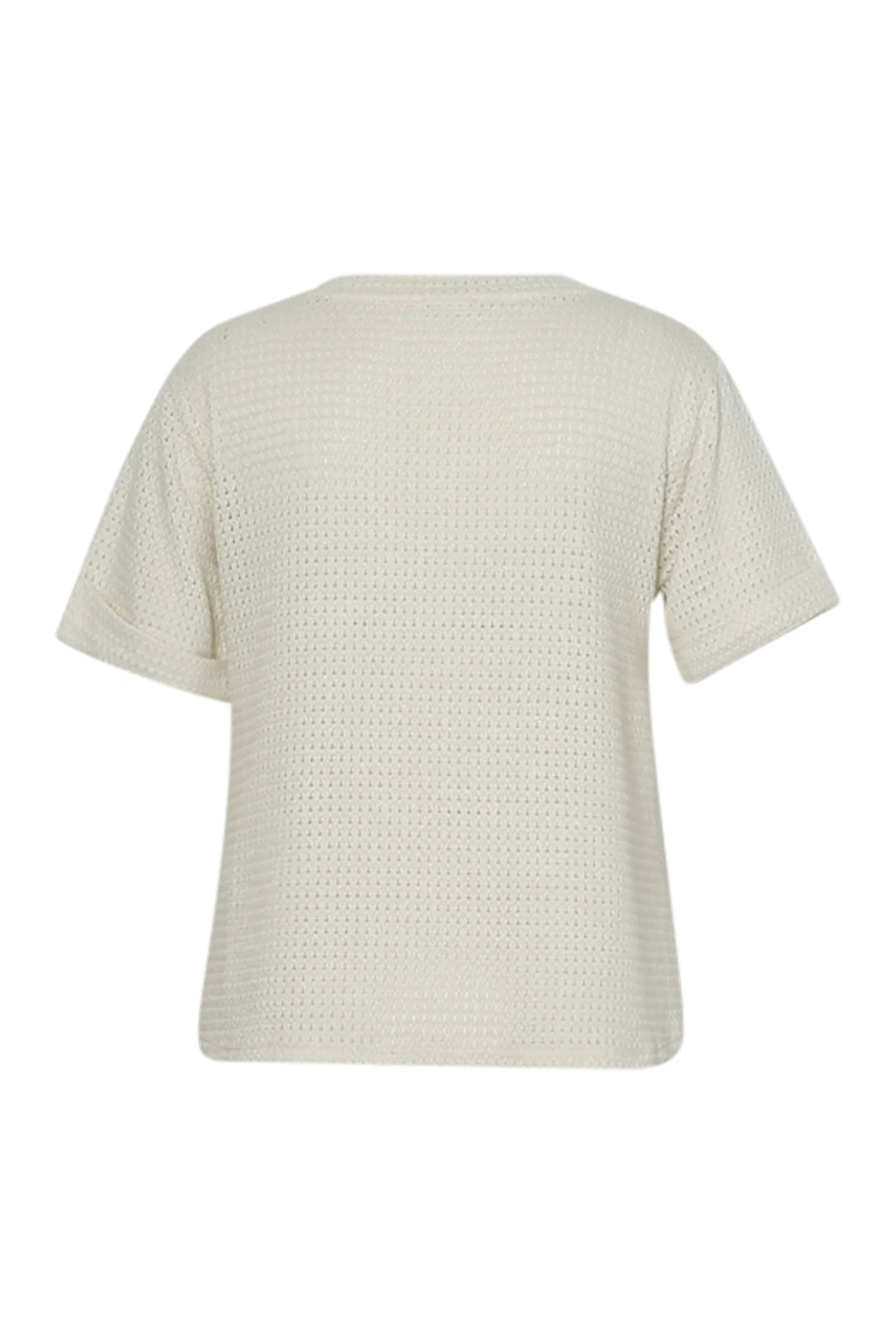 T-shirt van mesh met lurex - Image 11