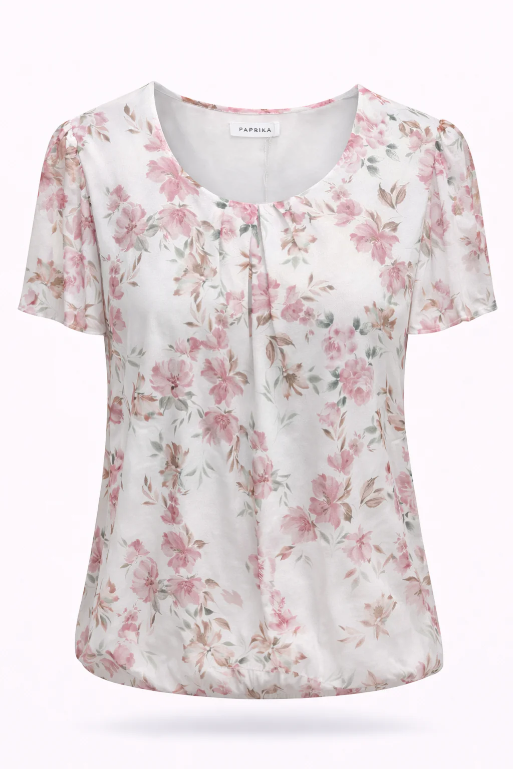 T-shirt van mesh met bloemenprint - Image 8